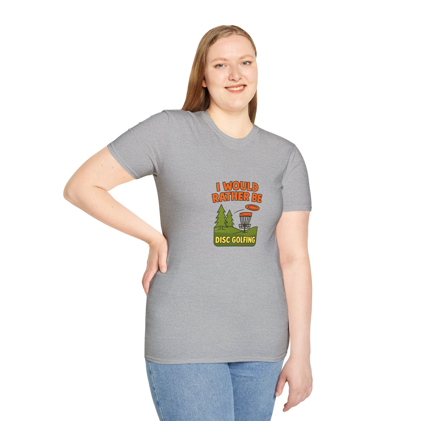 Unisex T-Shirt - I Would Rather Be Disc Golfing v2