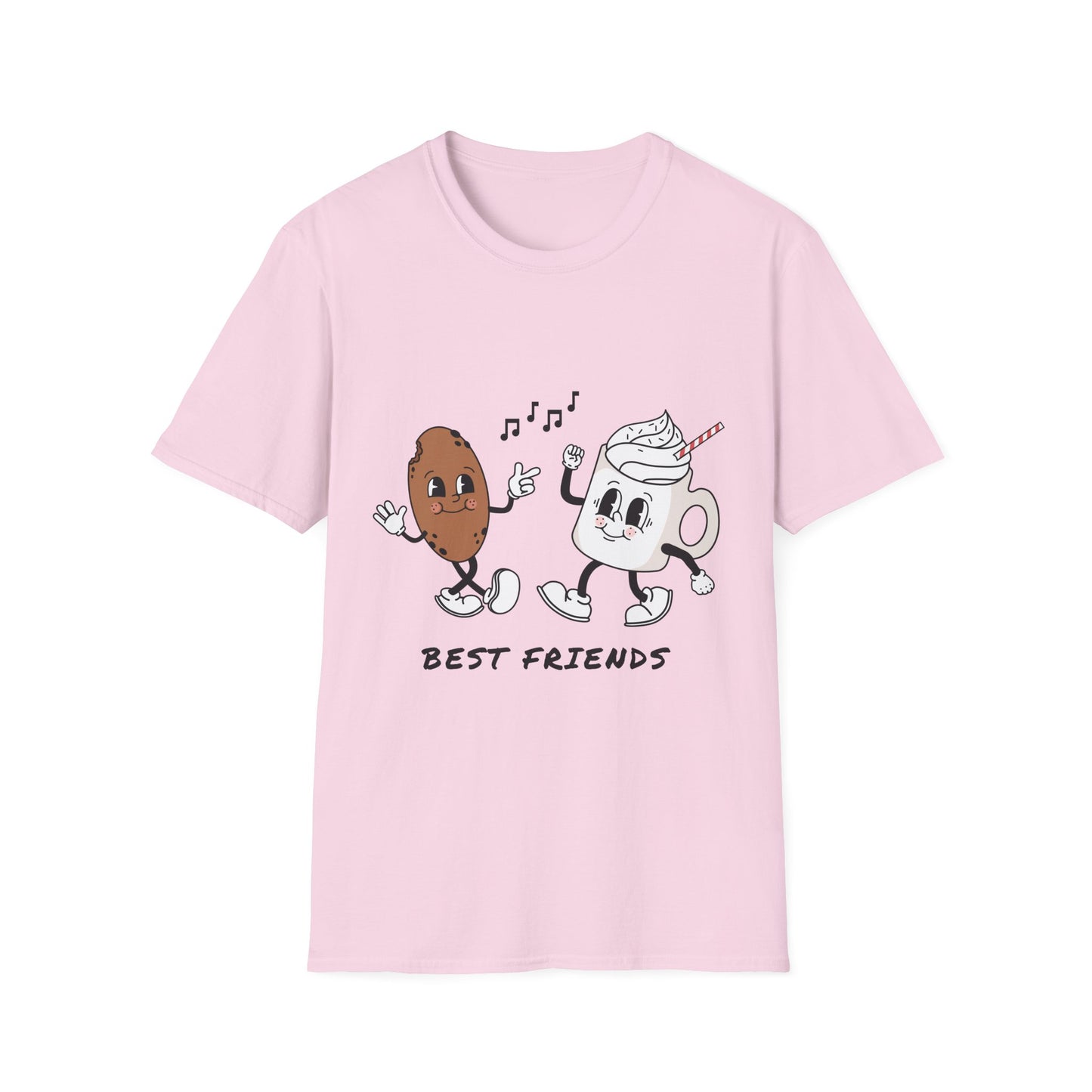 Unisex T-Shirt - Funny Best Friends Coffee & Cookie