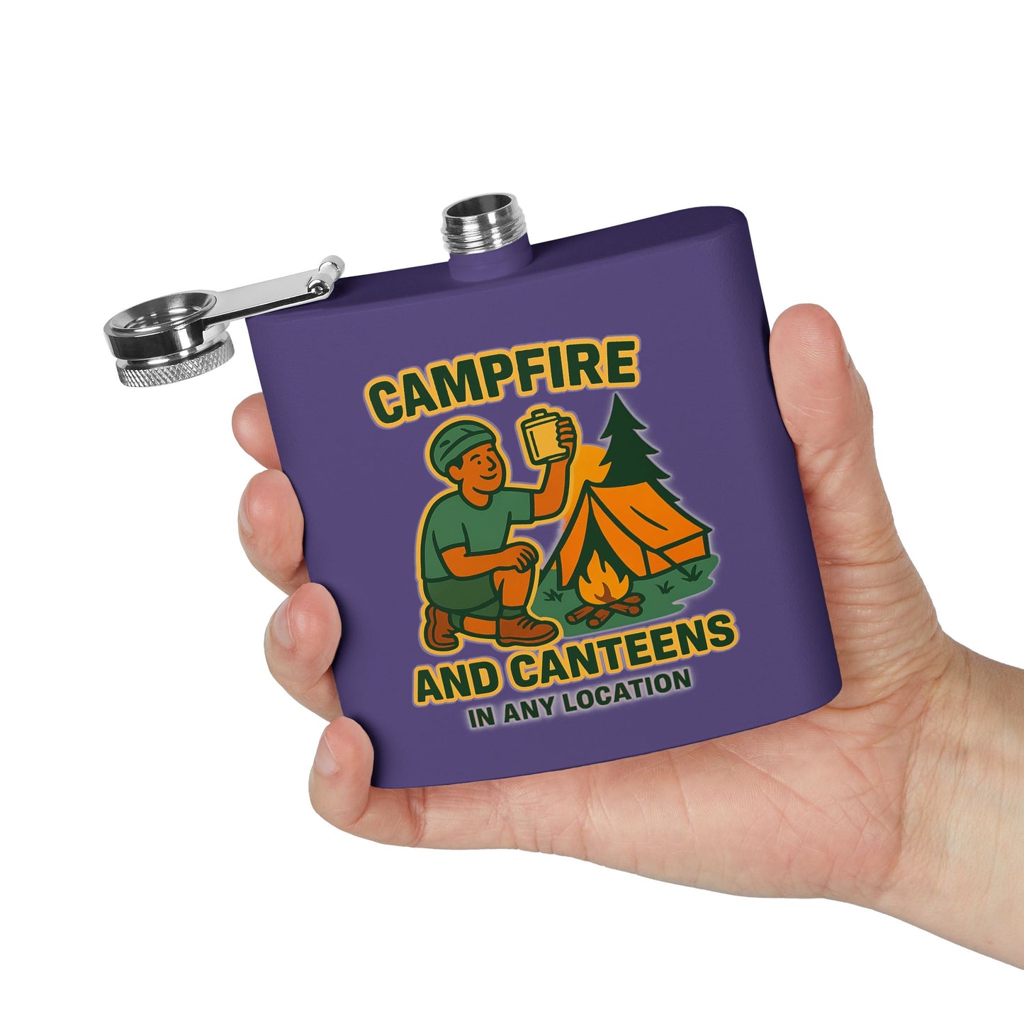 Camping Flask - Campfire and Canteens in Any Location