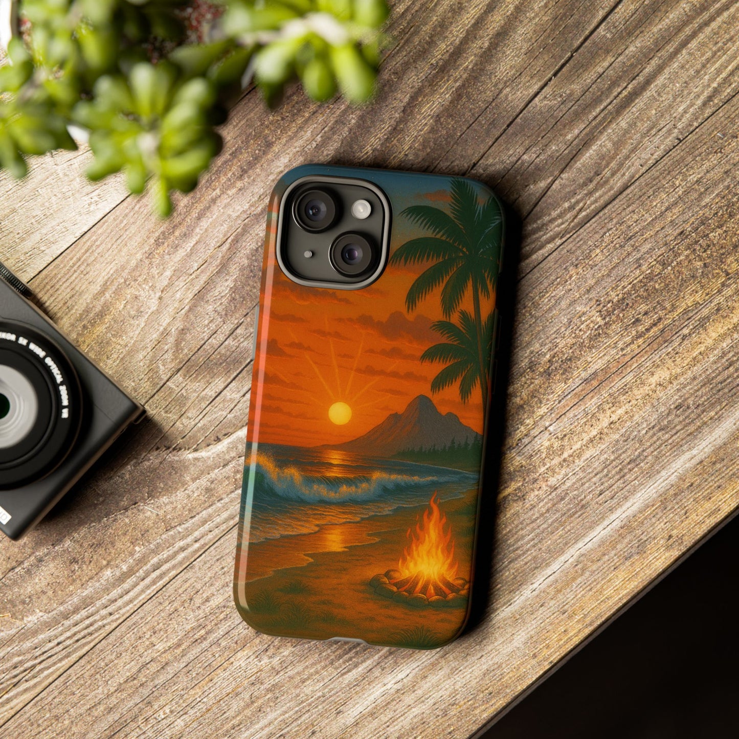 Tough Phone Case - Tropical Sunset Phone