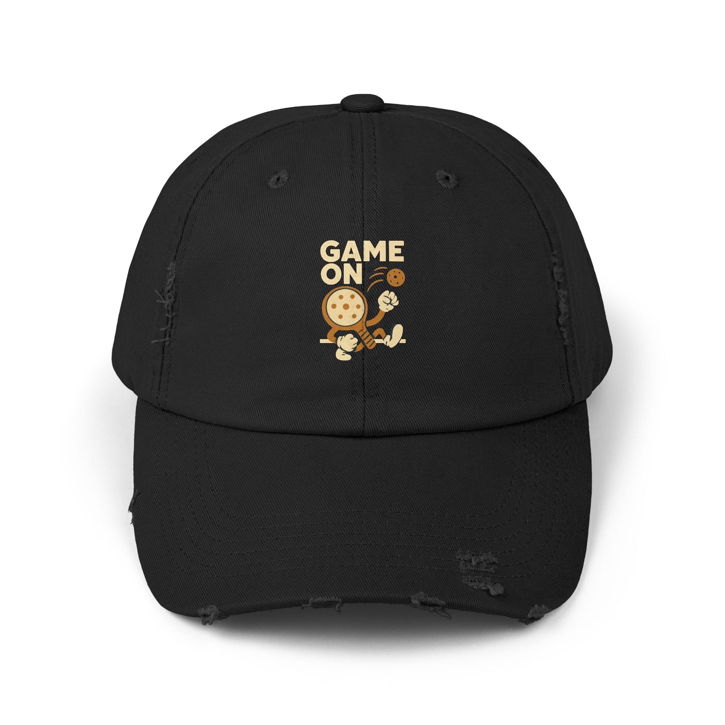 Distressed Cap - Pickleball Game On