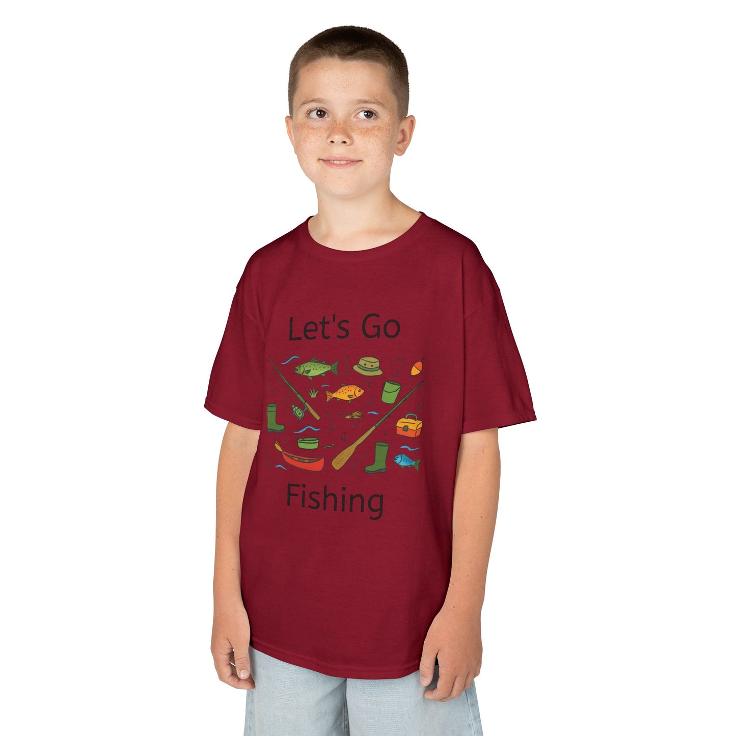 Kids T-Shirt - Let's Go Fishing