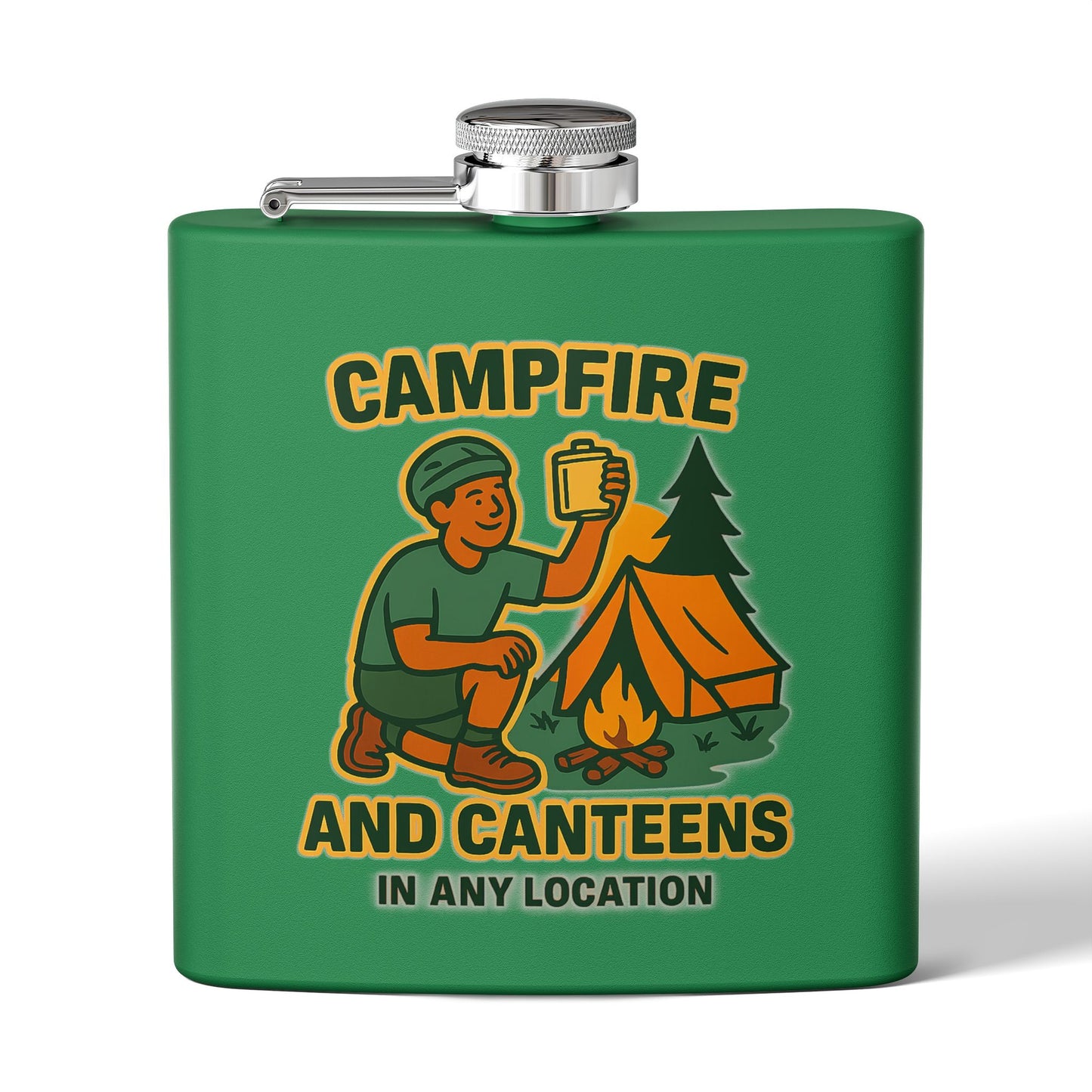 Camping Flask - Campfire and Canteens in Any Location