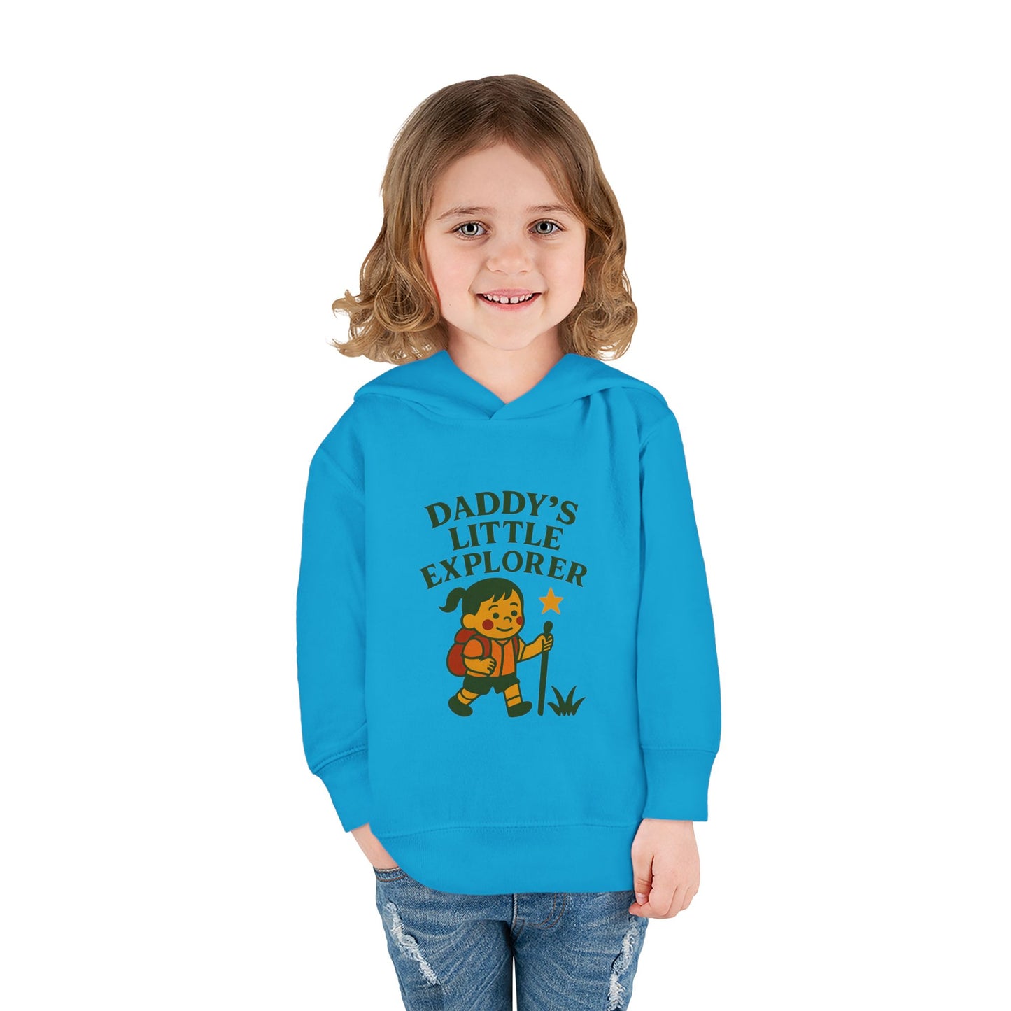 Toddler Hoodie - Daddy's Little Explorer (Girl)