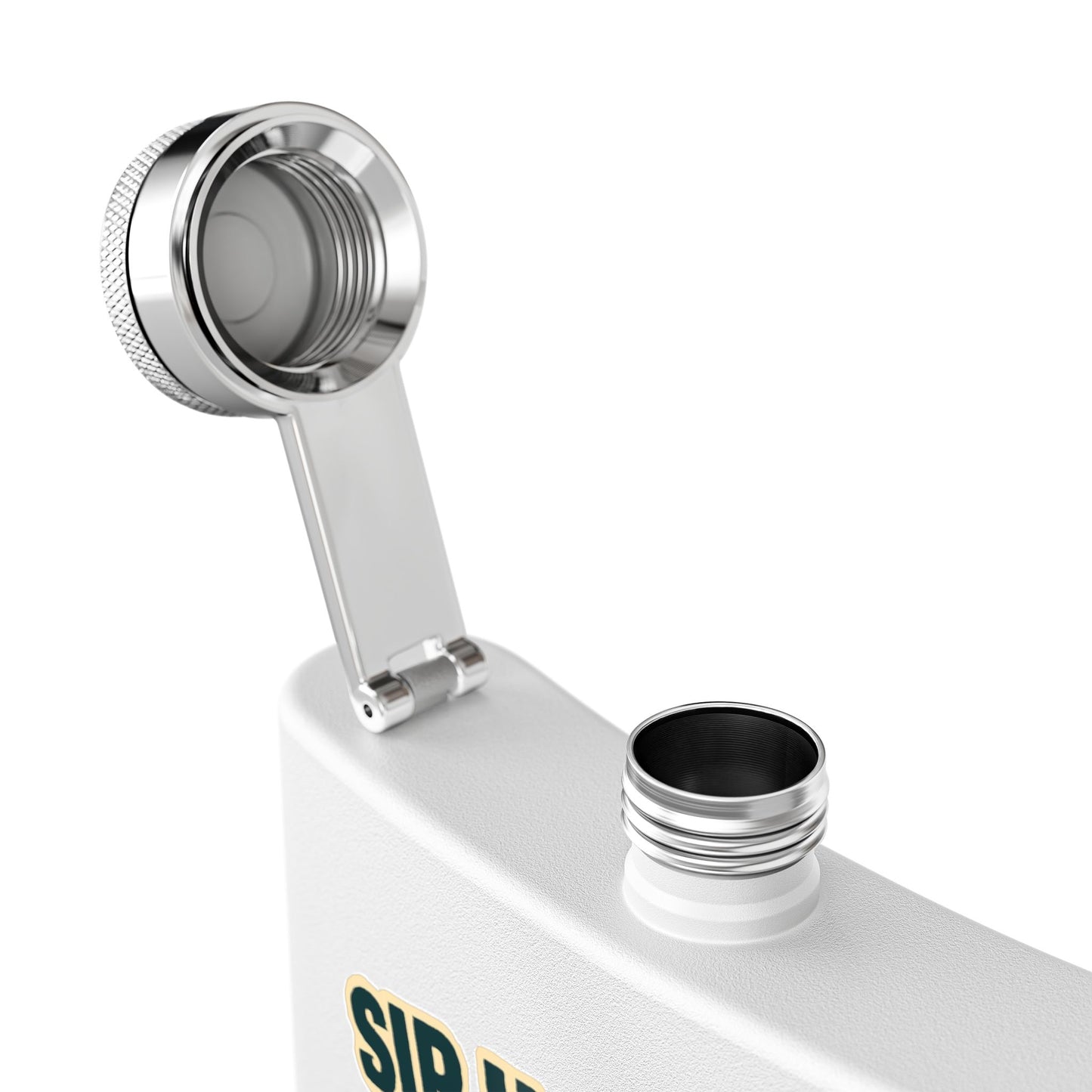 Golf Flask - Sip Happens Especially on the Back Nine Design