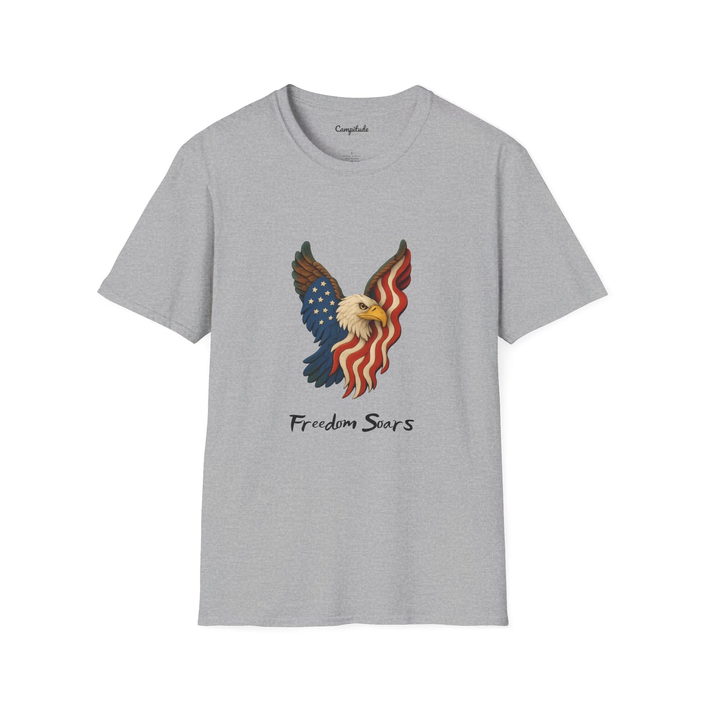 Unisex T-Shirt - American Eagle Freedom Soars