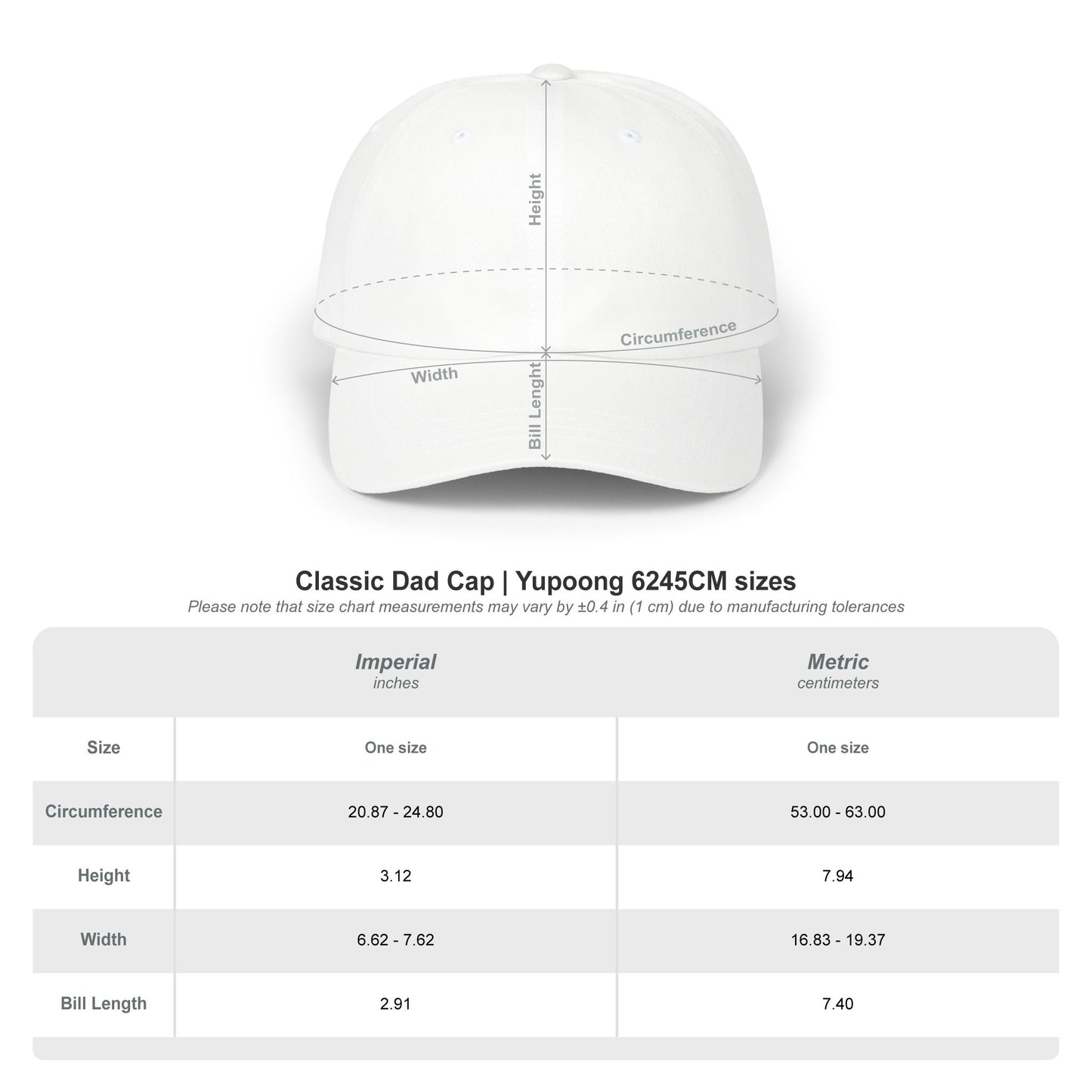 Classic Dad Cap - Bikes & Hikes