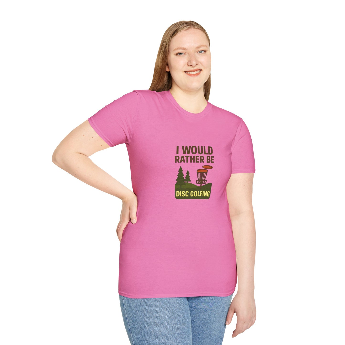 Unisex T-Shirt - I'd Rather Be Disc Golfing V3