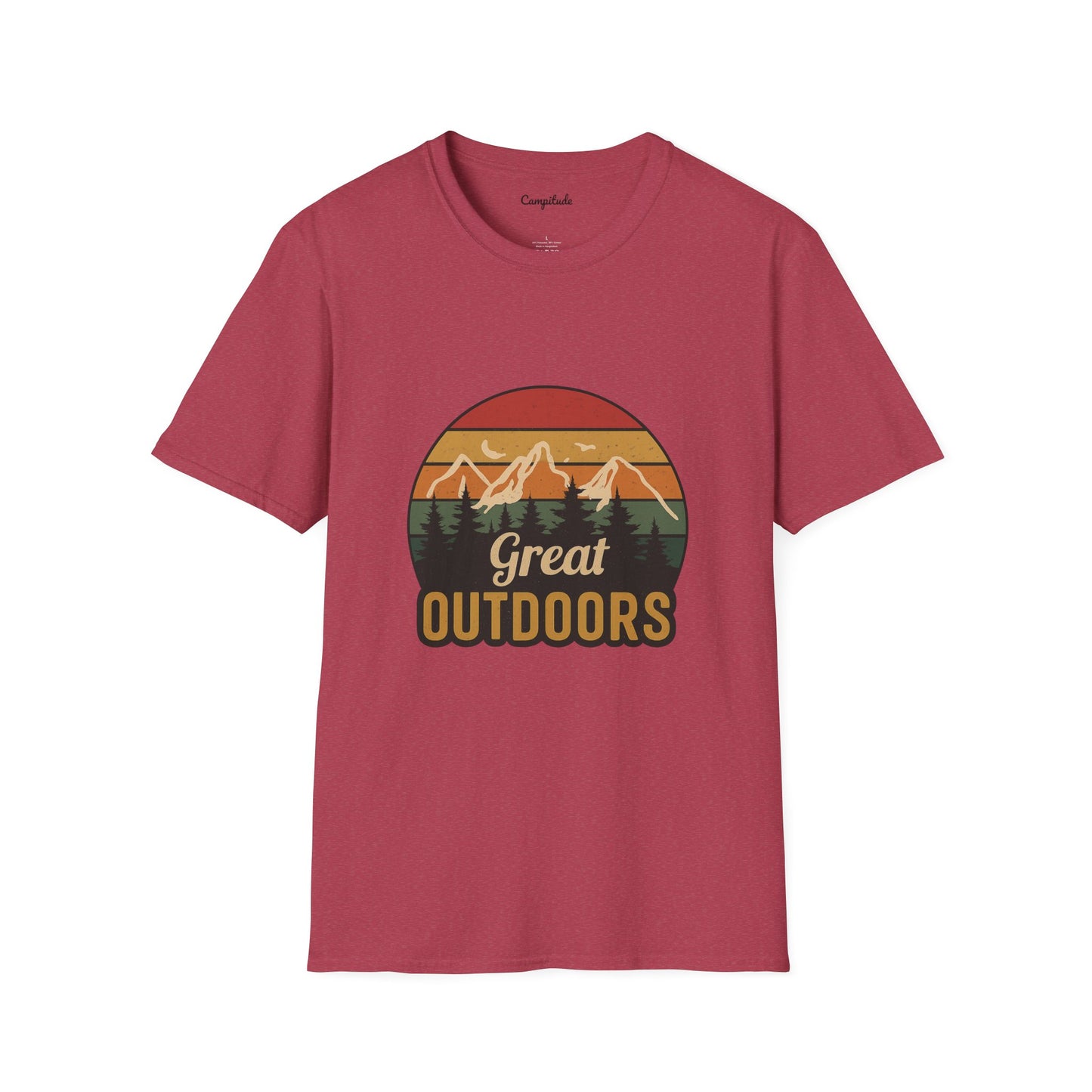 Unisex T-Shirt - Great Outdoors Mountain