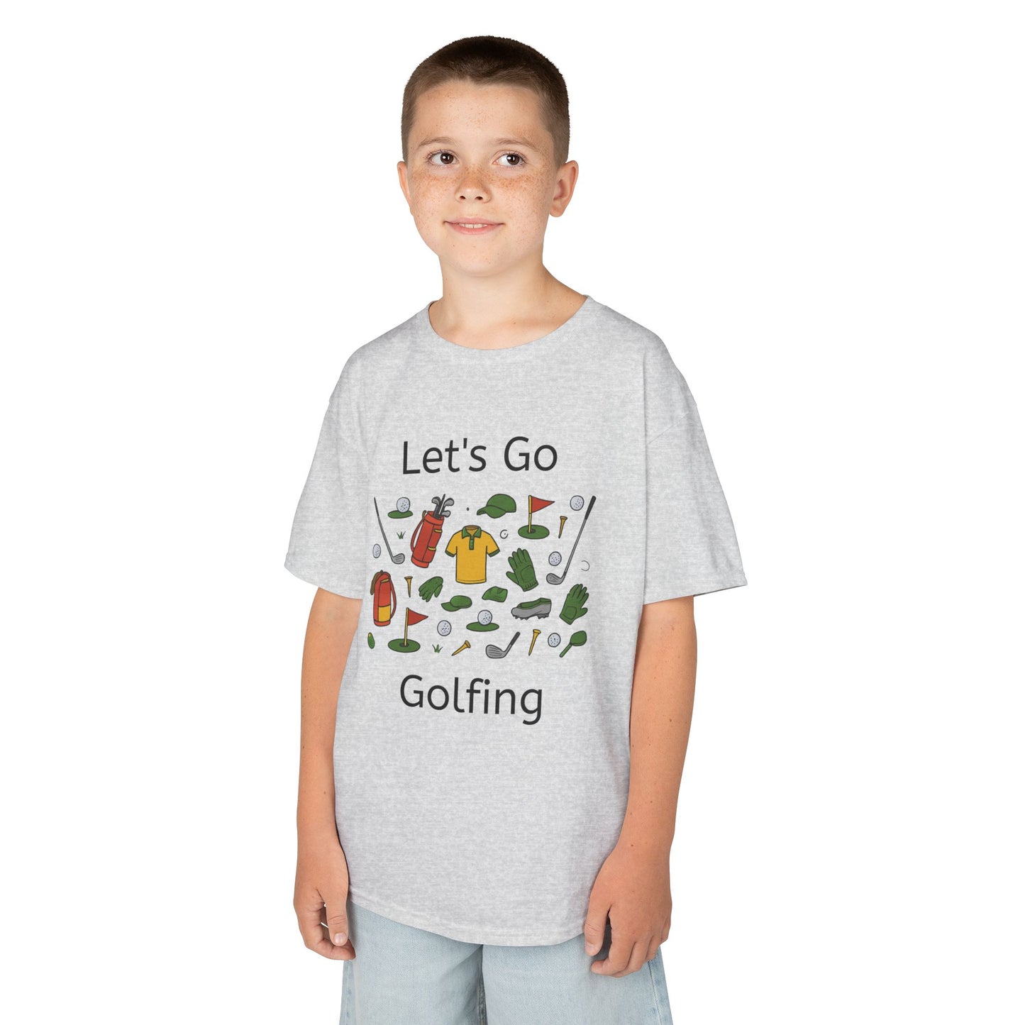 Kids T-Shirt - Let's Go Golfing