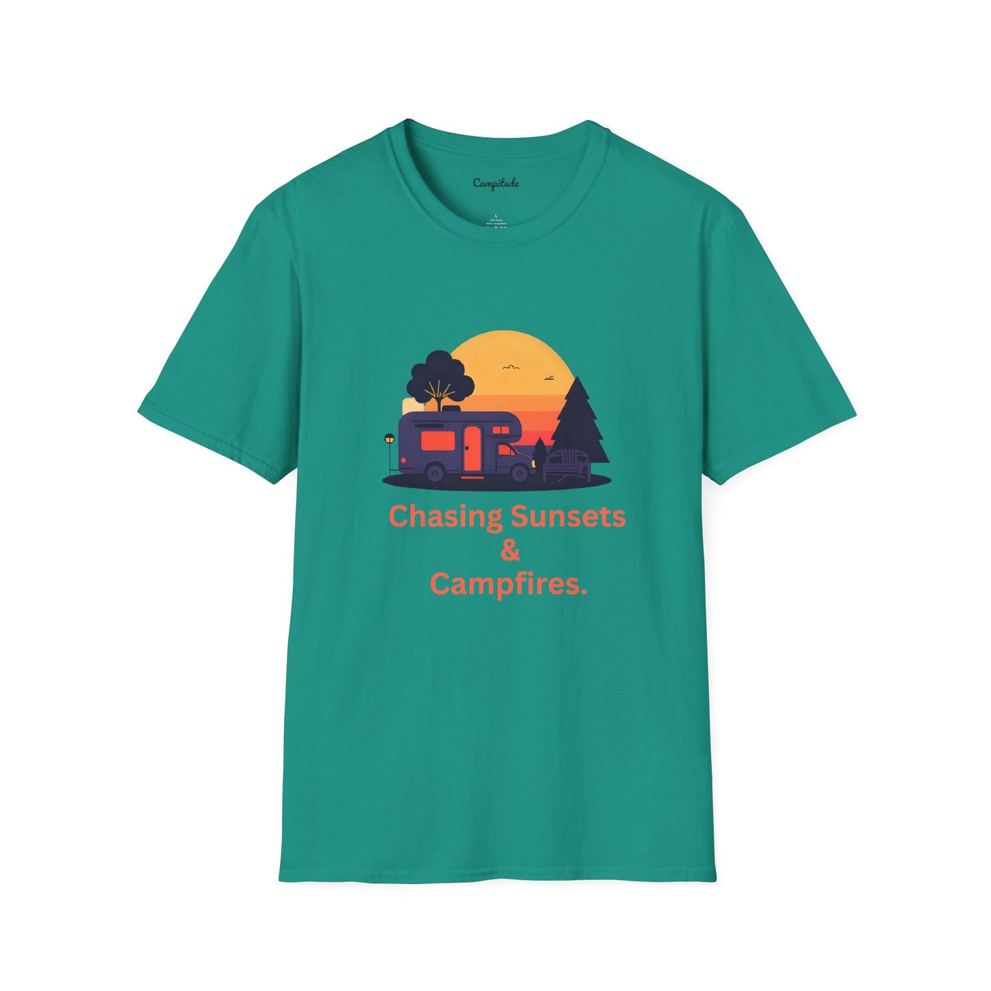 Unisex T-Shirt - Chasing Sunsets & Campfire (Class C Version)