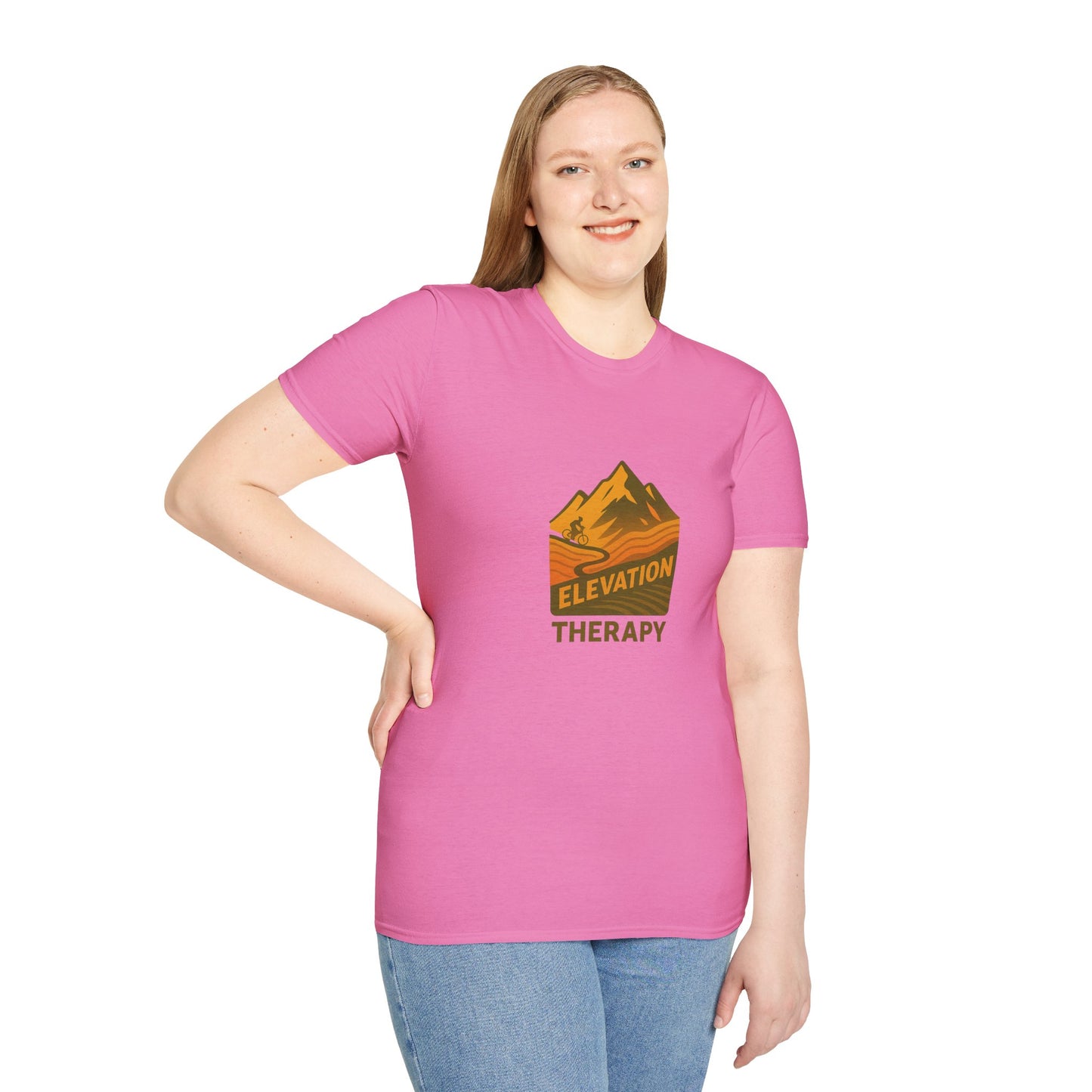 Unisex T-Shirt - Cyclist Elevate Your Spirit