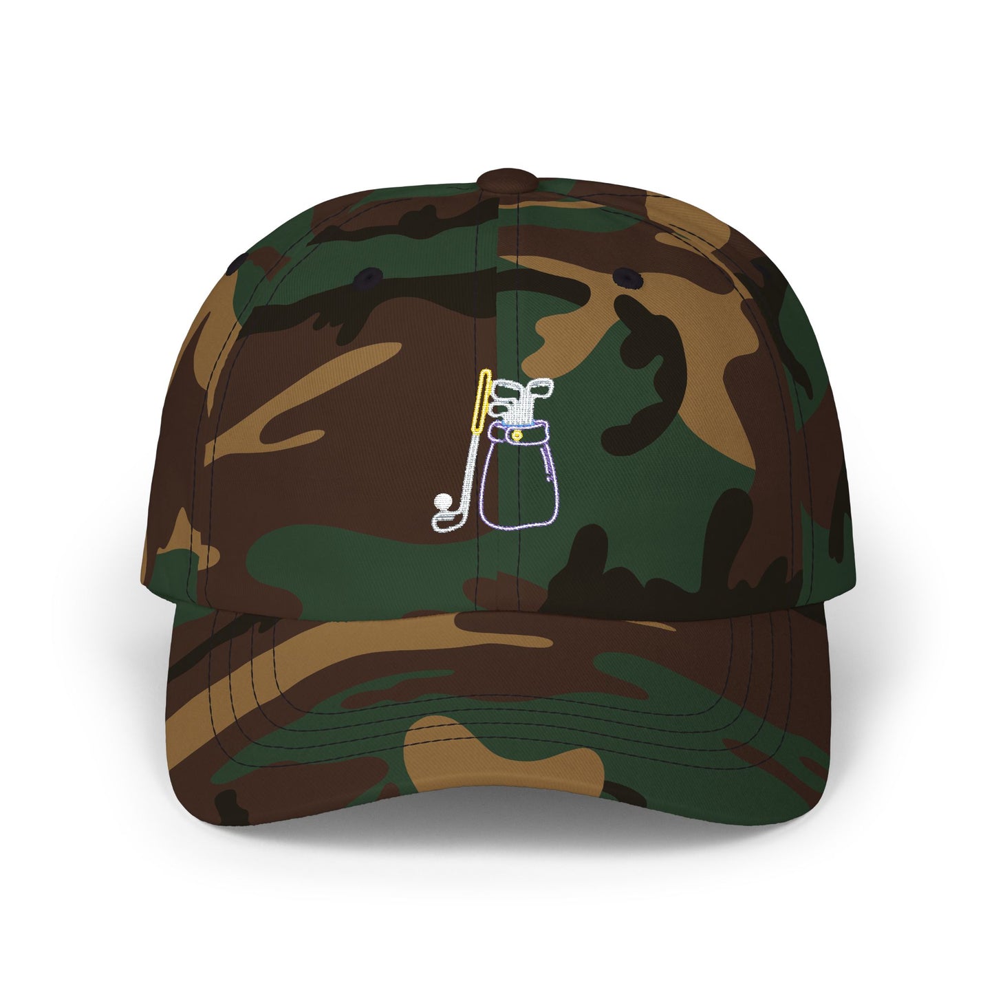 Classic Dad Cap - Neon Golf