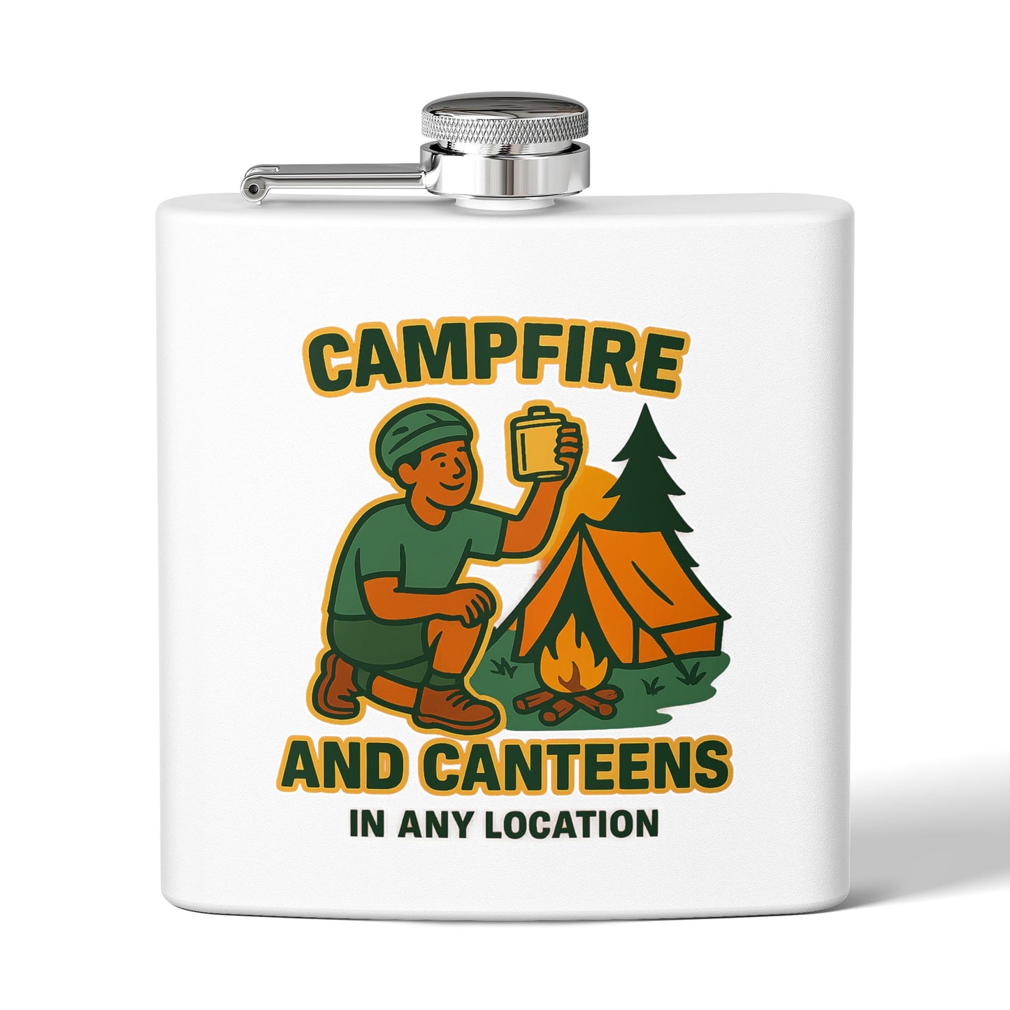 Camping Flask - Campfire and Canteens in Any Location