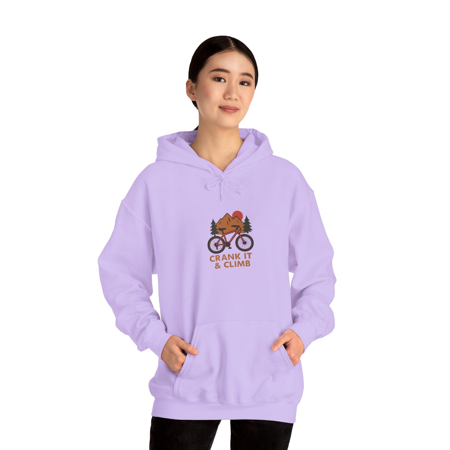Unisex Hoodie - Crank It & Climb