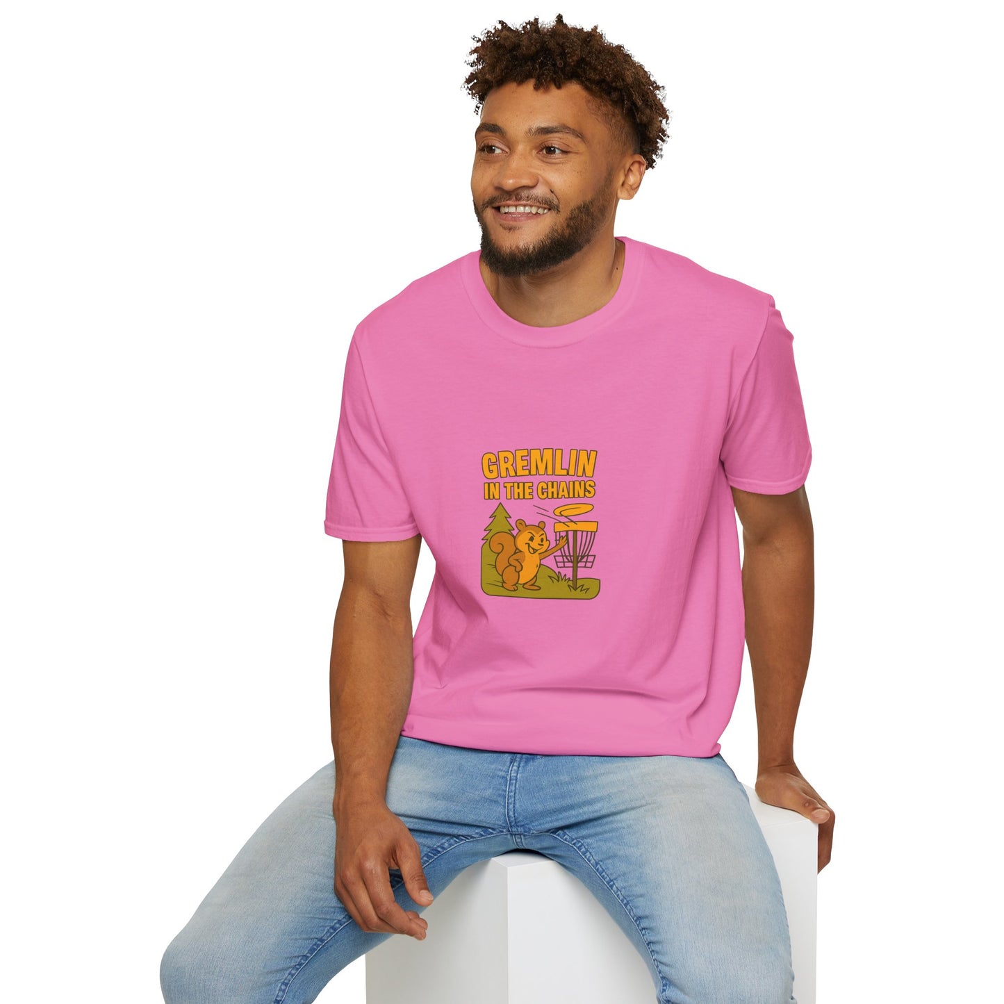Unisex T-Shirt - Disc Golf Gremlin in the Chains