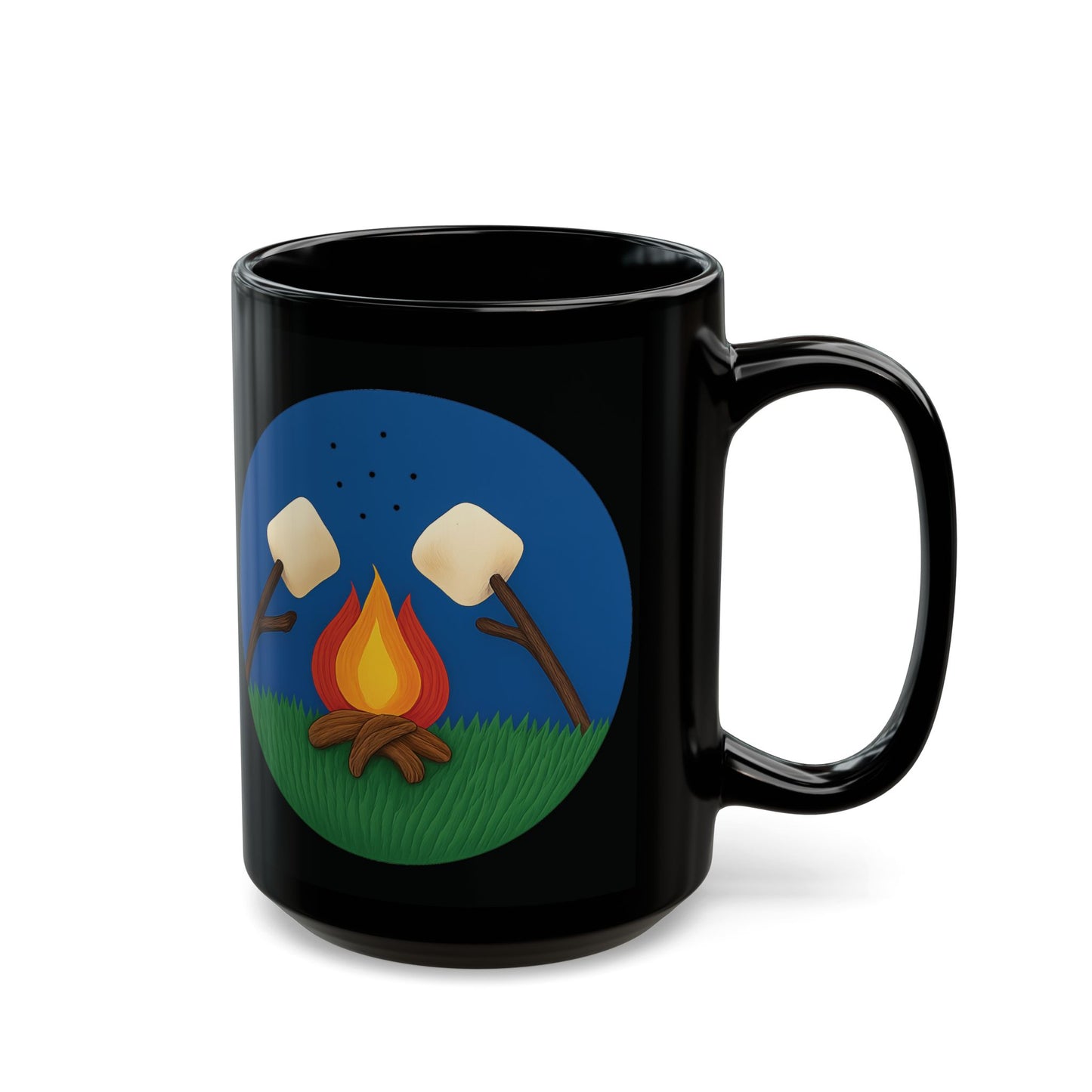 Ceramic Coffee Mug - Cozy Campfire