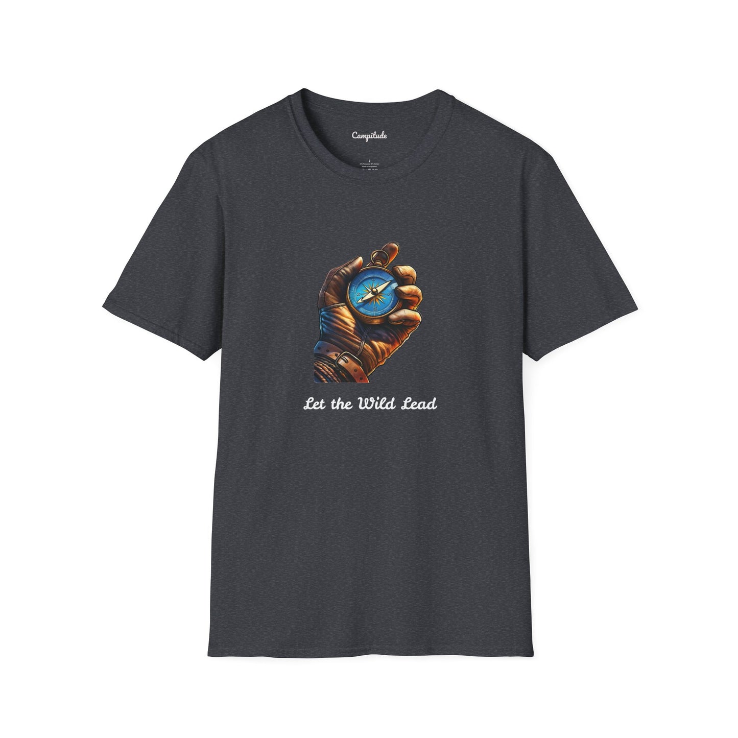 Unisex T-Shirt - Let the Wild Lead Adventure Compass