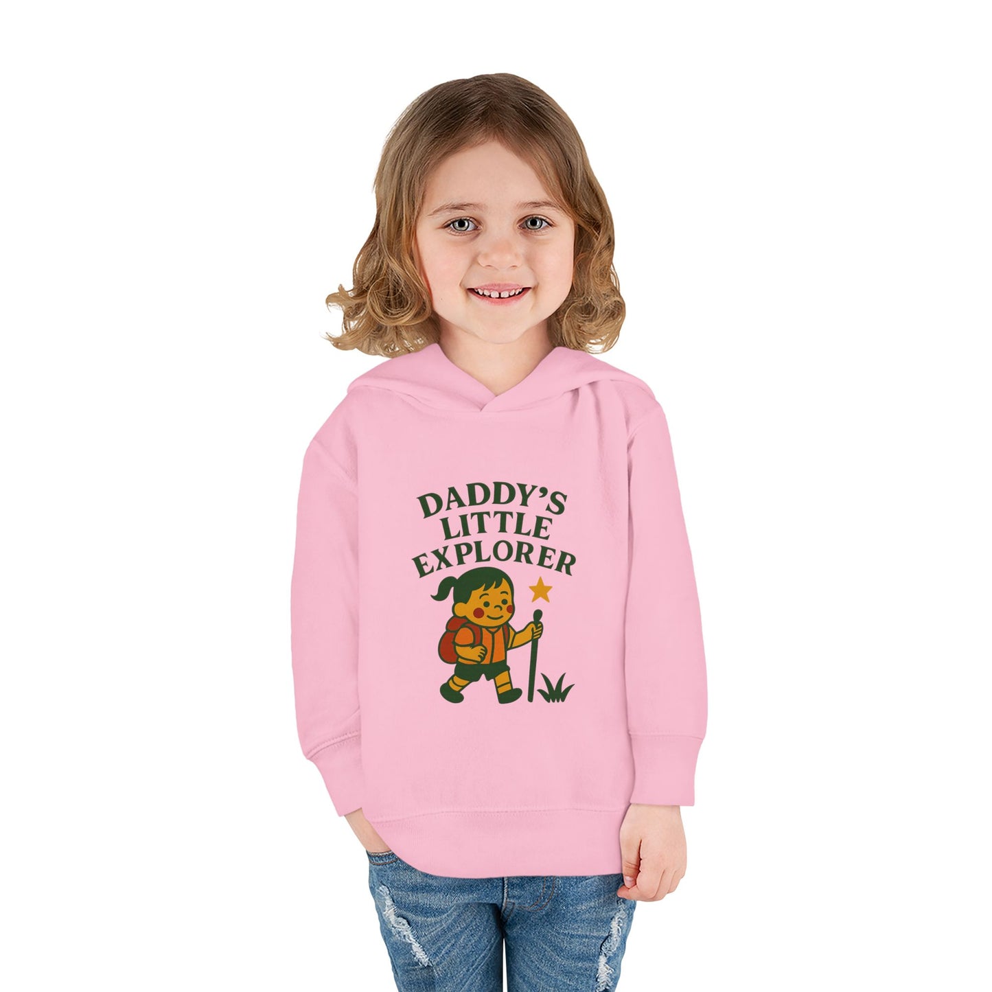 Toddler Hoodie - Daddy's Little Explorer (Girl)