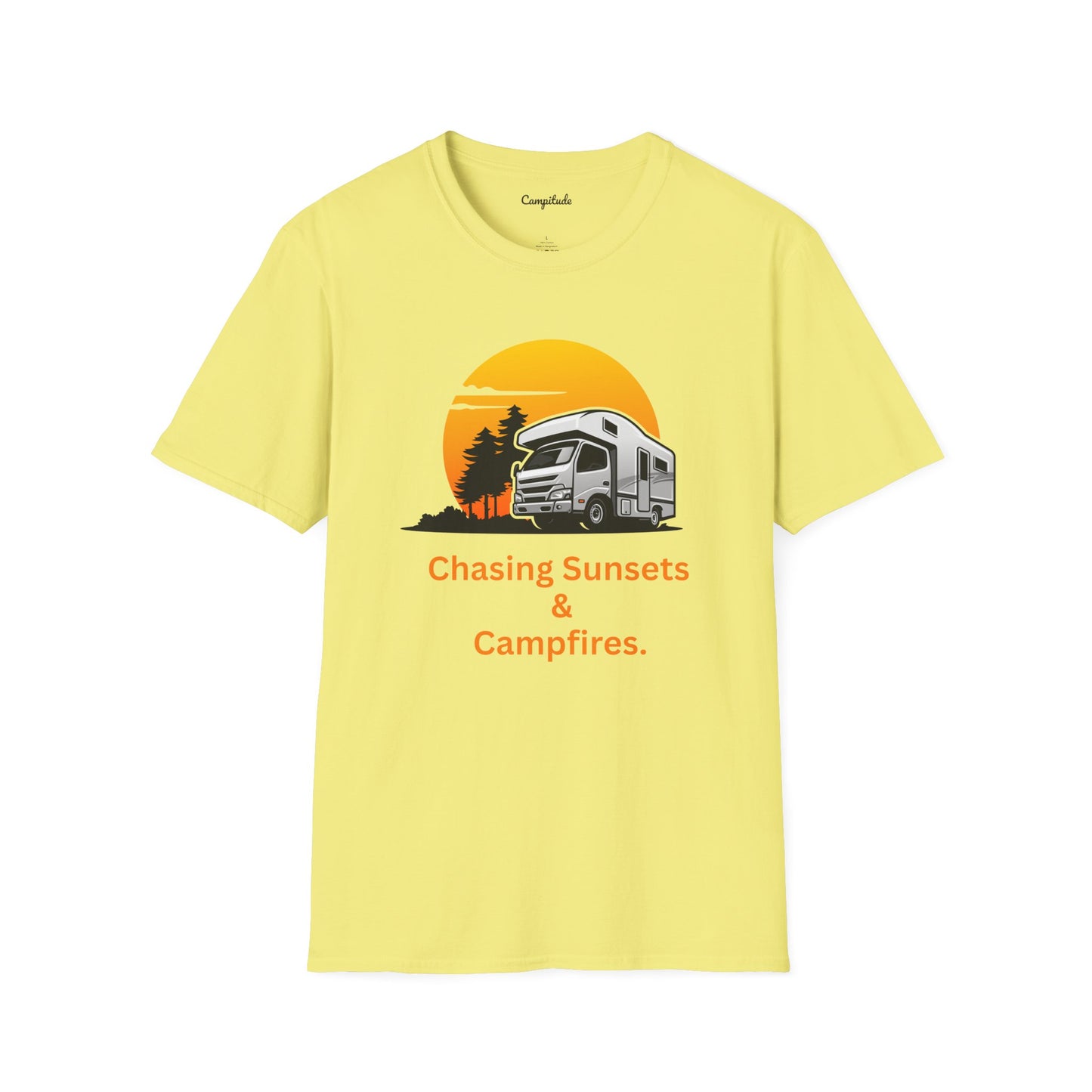 Unisex T-Shirt - Chasing Sunsets & Campfire (Class C)