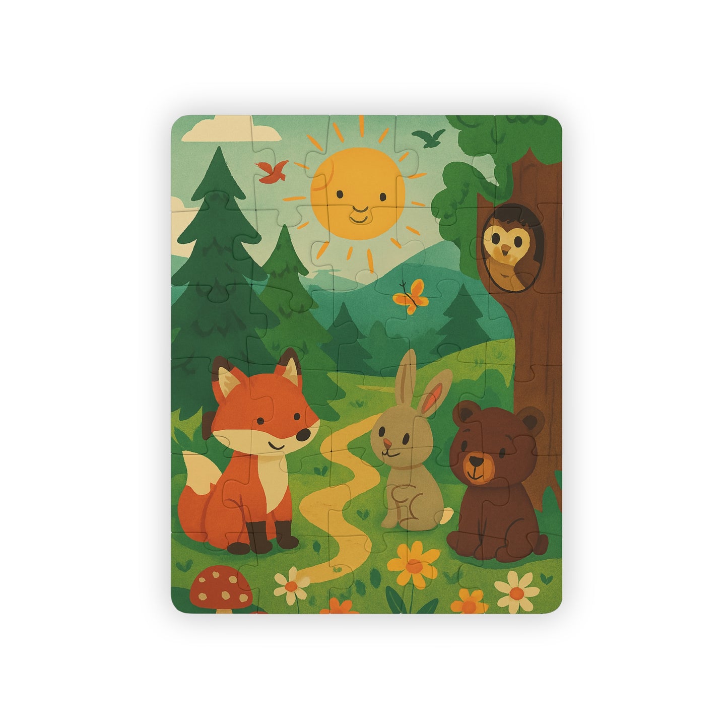Kids' Nature Puzzle, 30-Piece Jigsaw for Learning