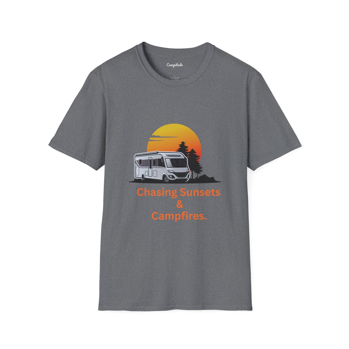 Unisex T-Shirt - Chasing Sunsets & Campfire (Class A Version)