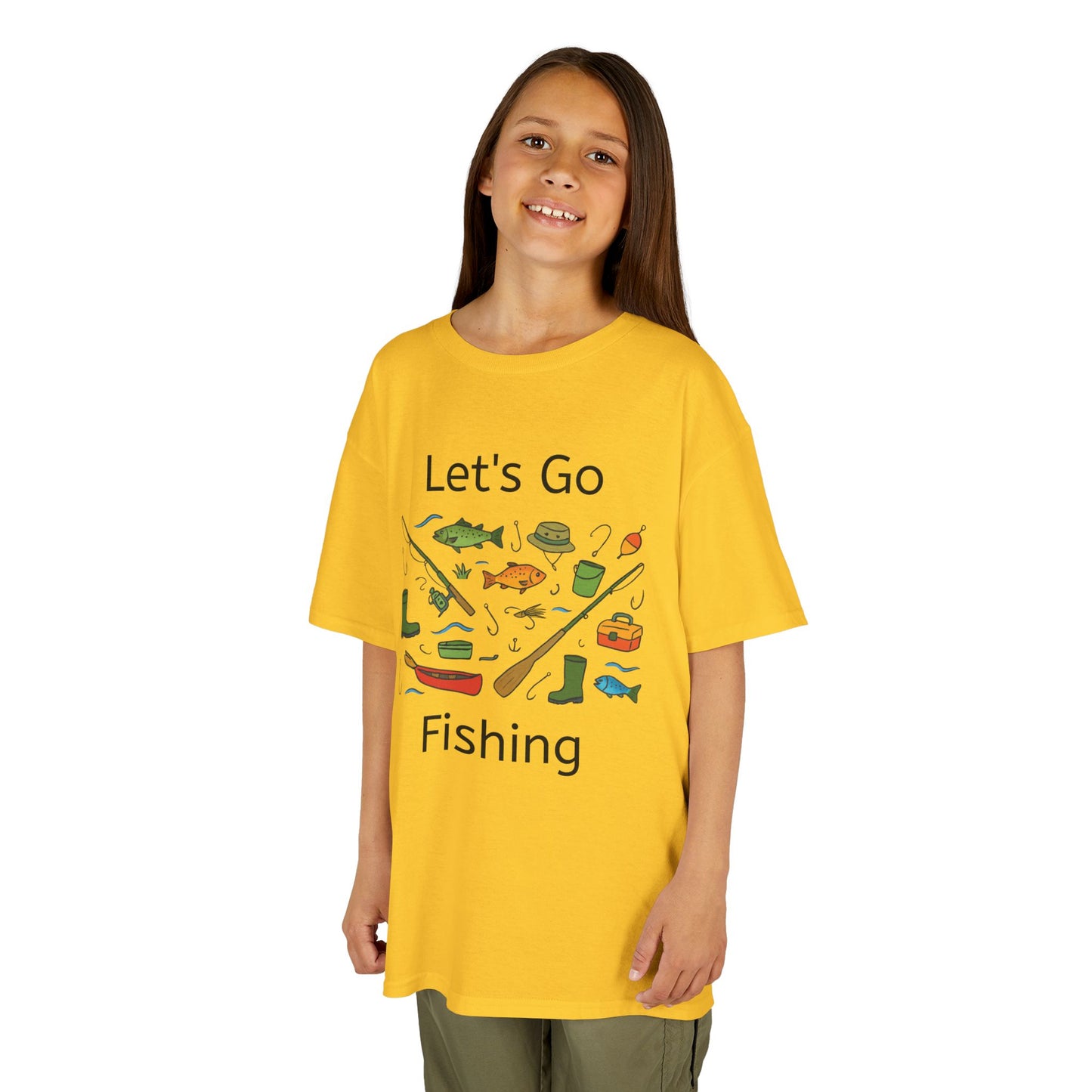 Kids T-Shirt - Let's Go Fishing