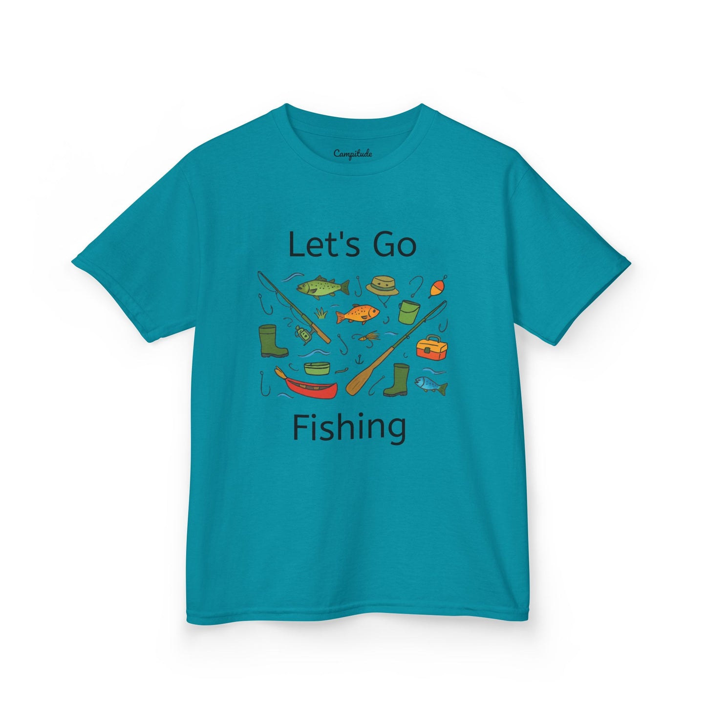 Kids T-Shirt - Let's Go Fishing