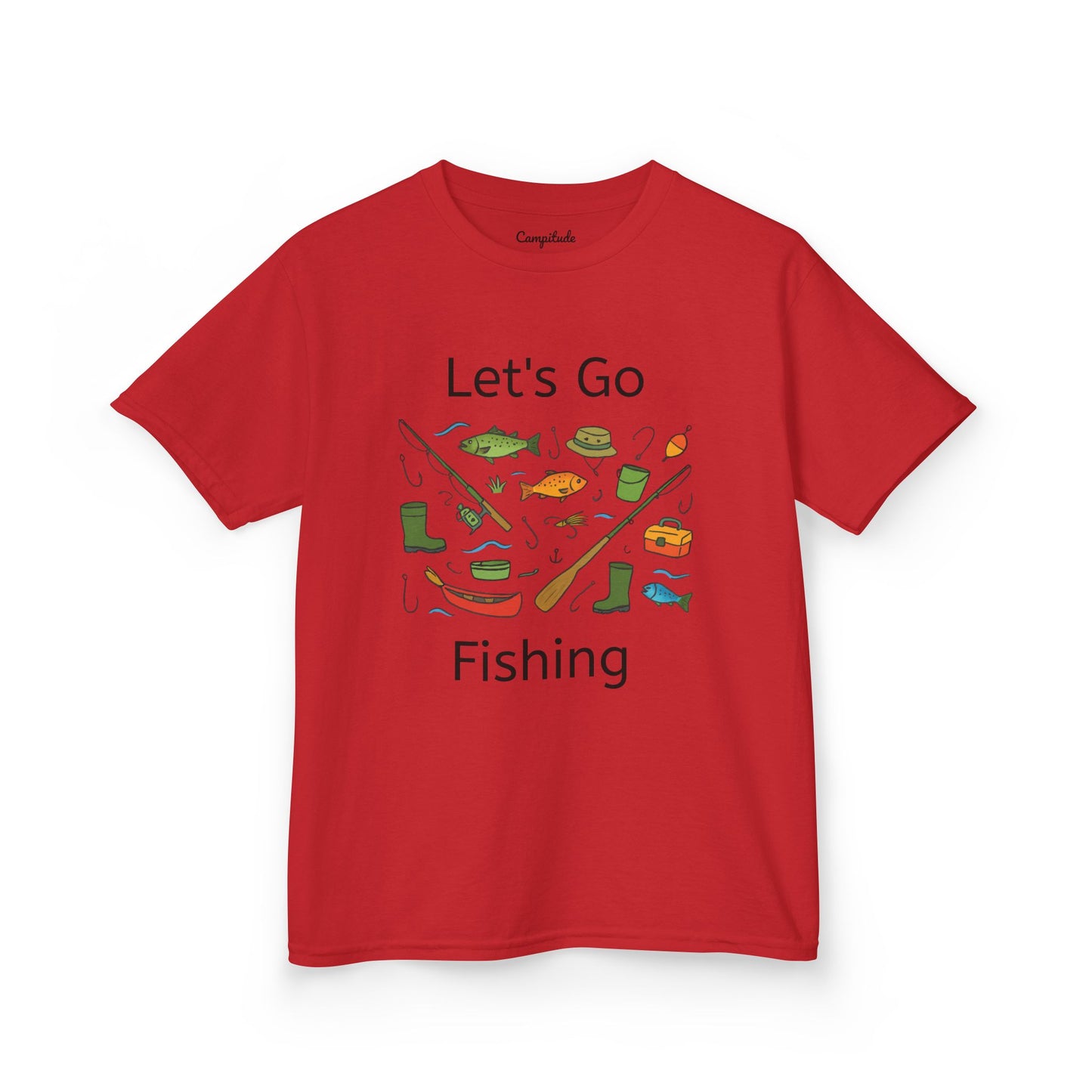 Kids T-Shirt - Let's Go Fishing