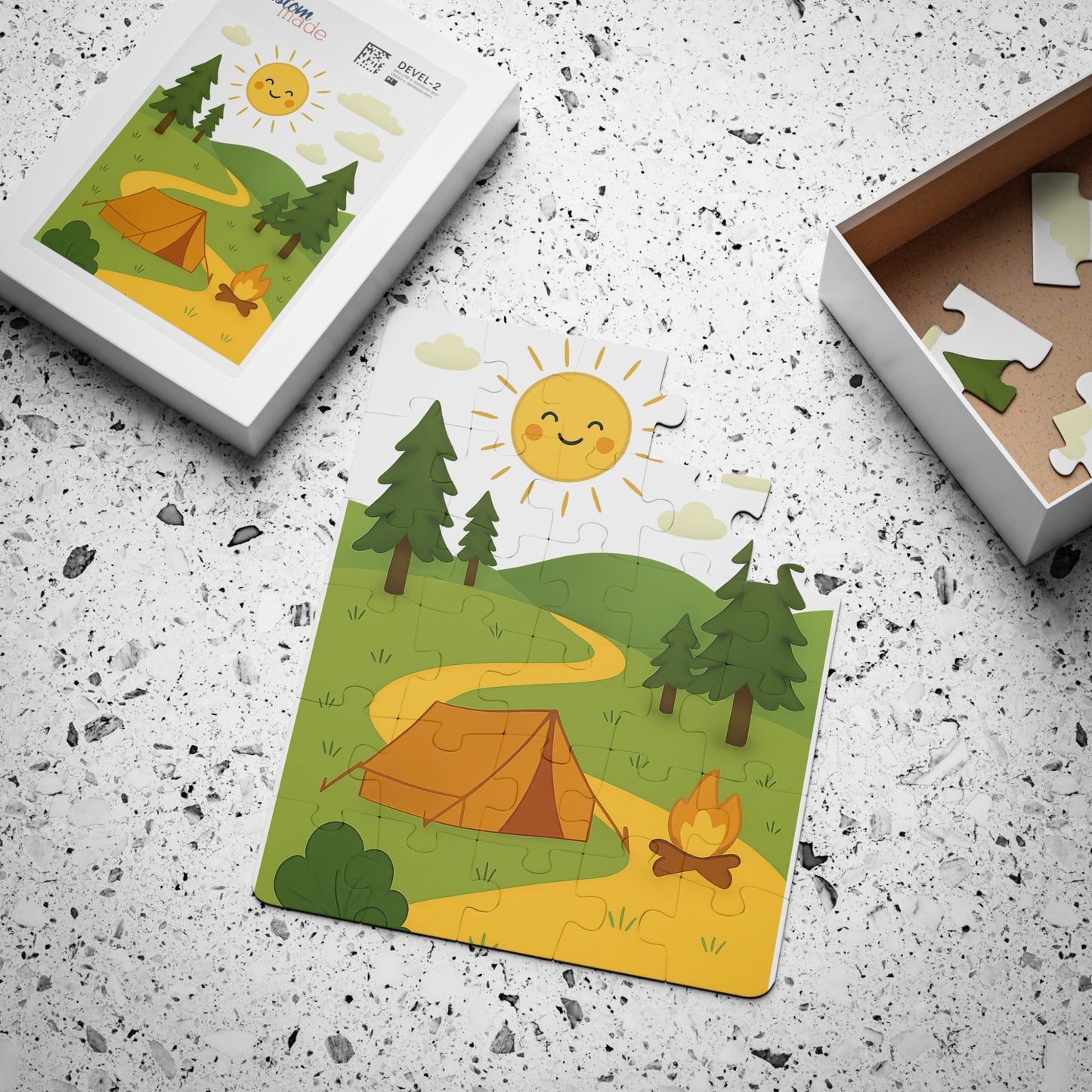 Colorful Camping Adventure Puzzle for Kids - 30 pc