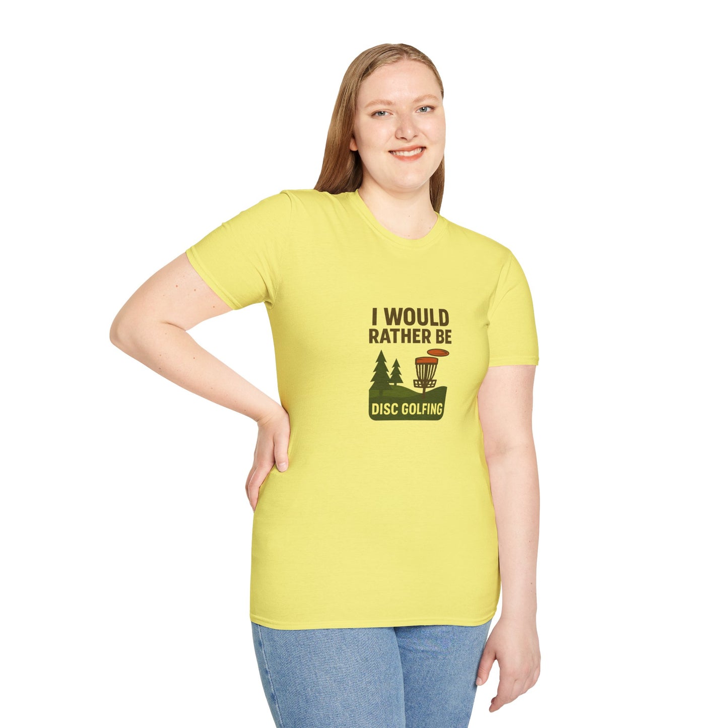 Unisex T-Shirt - I'd Rather Be Disc Golfing V3