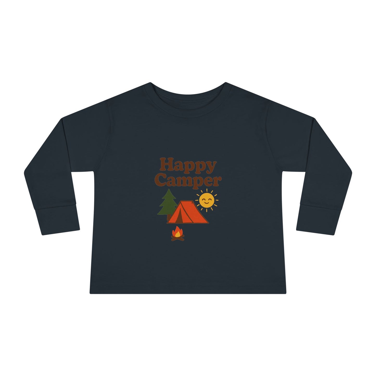 Toddler Long Sleeve T-Shirt - Happy Camper