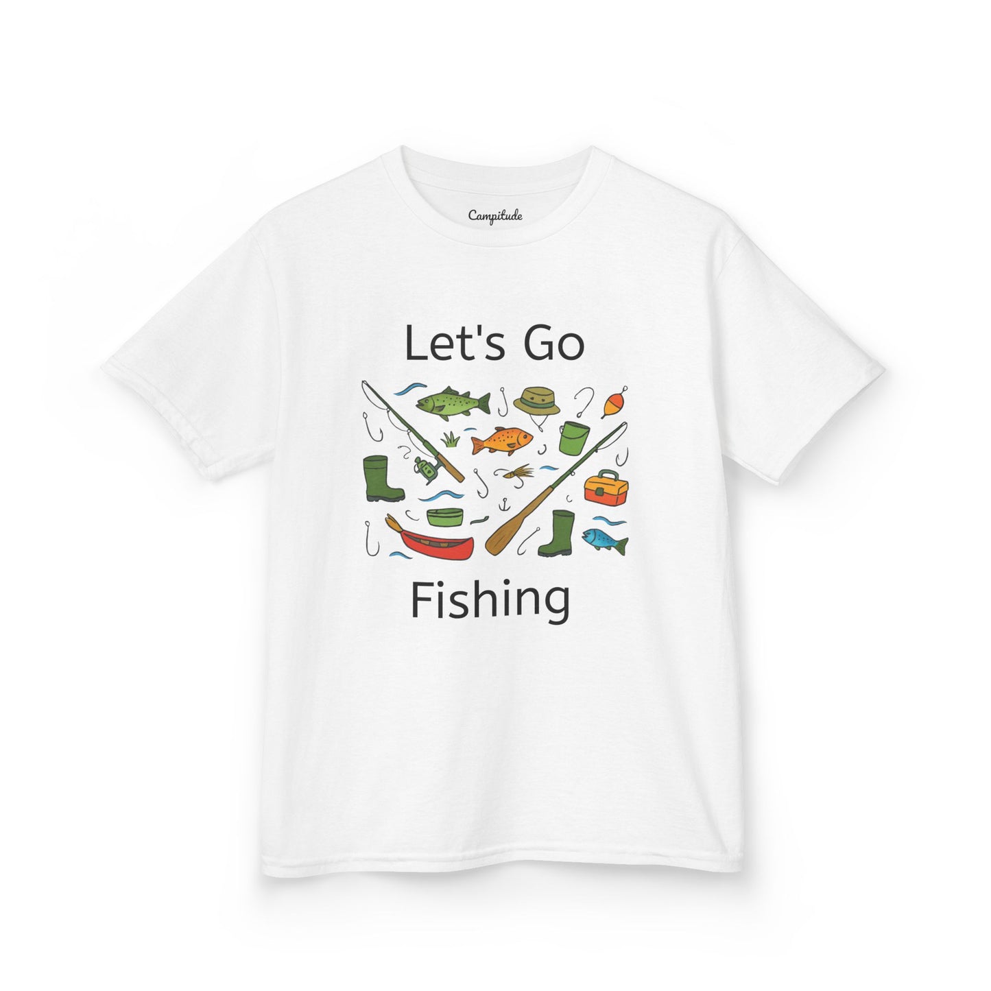 Kids T-Shirt - Let's Go Fishing