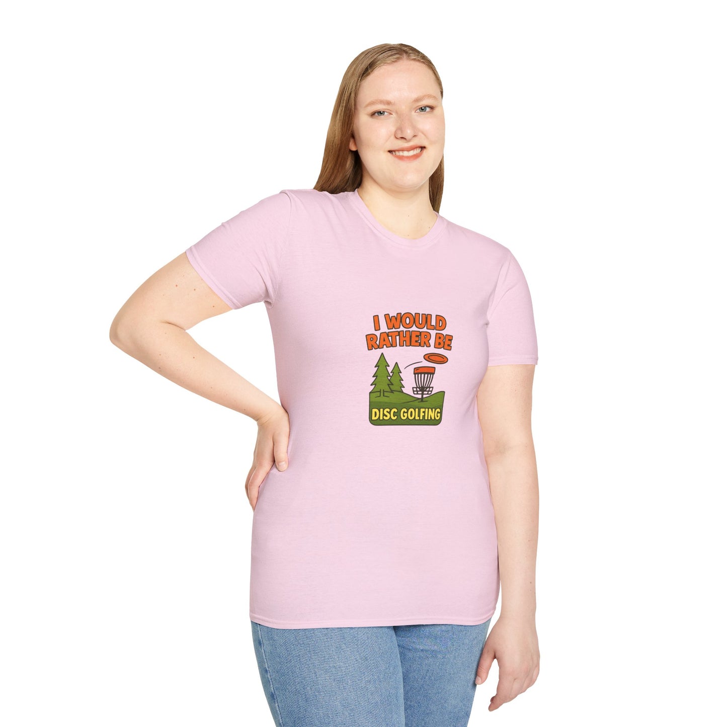 Unisex T-Shirt - I Would Rather Be Disc Golfing v2