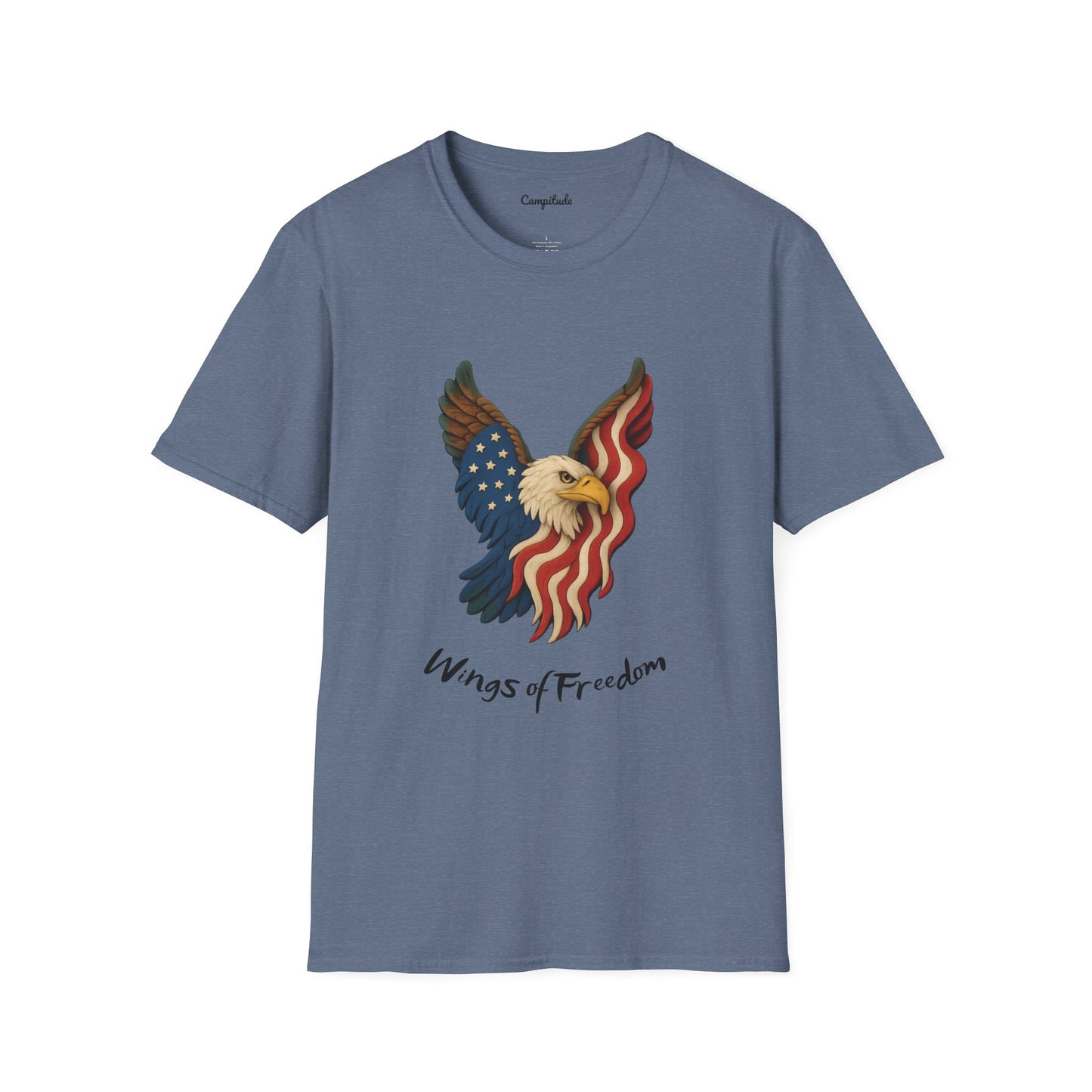 Unisex T-Shirt - (Eagle) Wings of Freedom