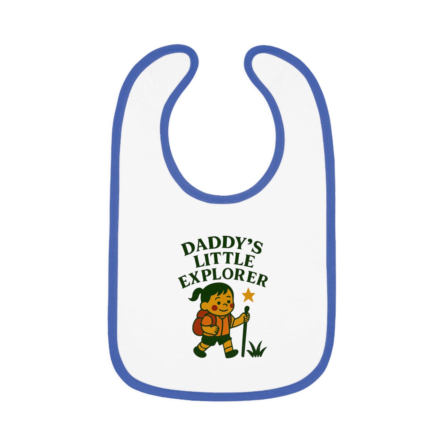 Cute Baby Bib - Daddy's Little Explorer - Girl