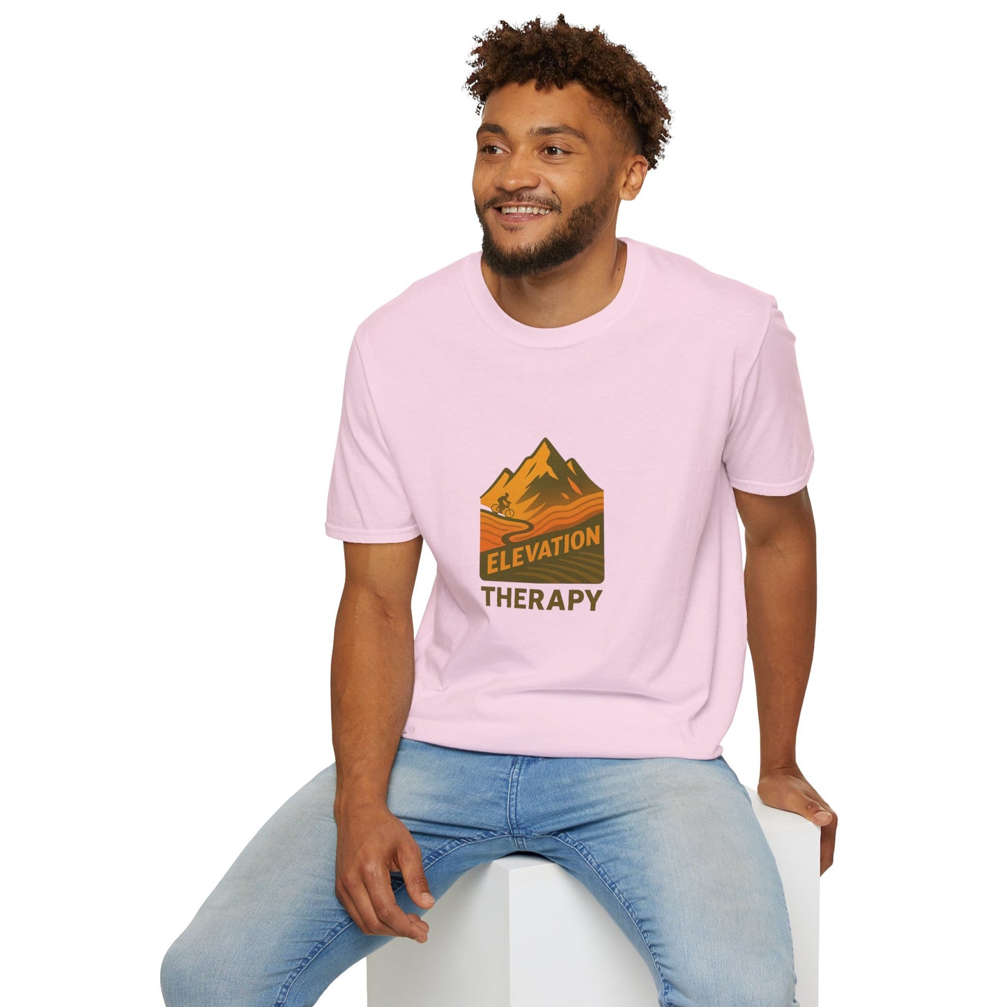 Unisex T-Shirt - Cyclist Elevate Your Spirit