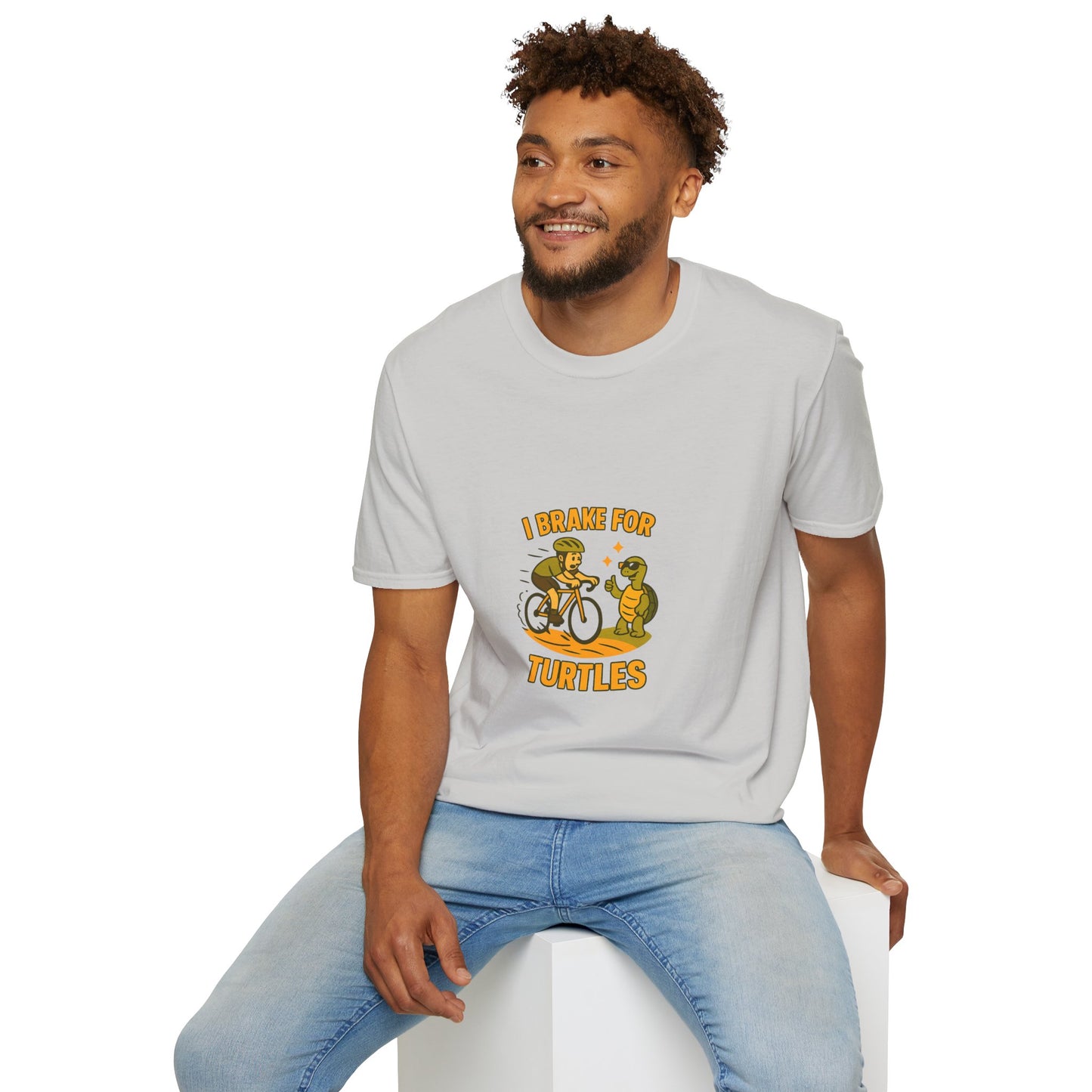 Unisex T-Shirt - Cyclist I Brake for Turtles