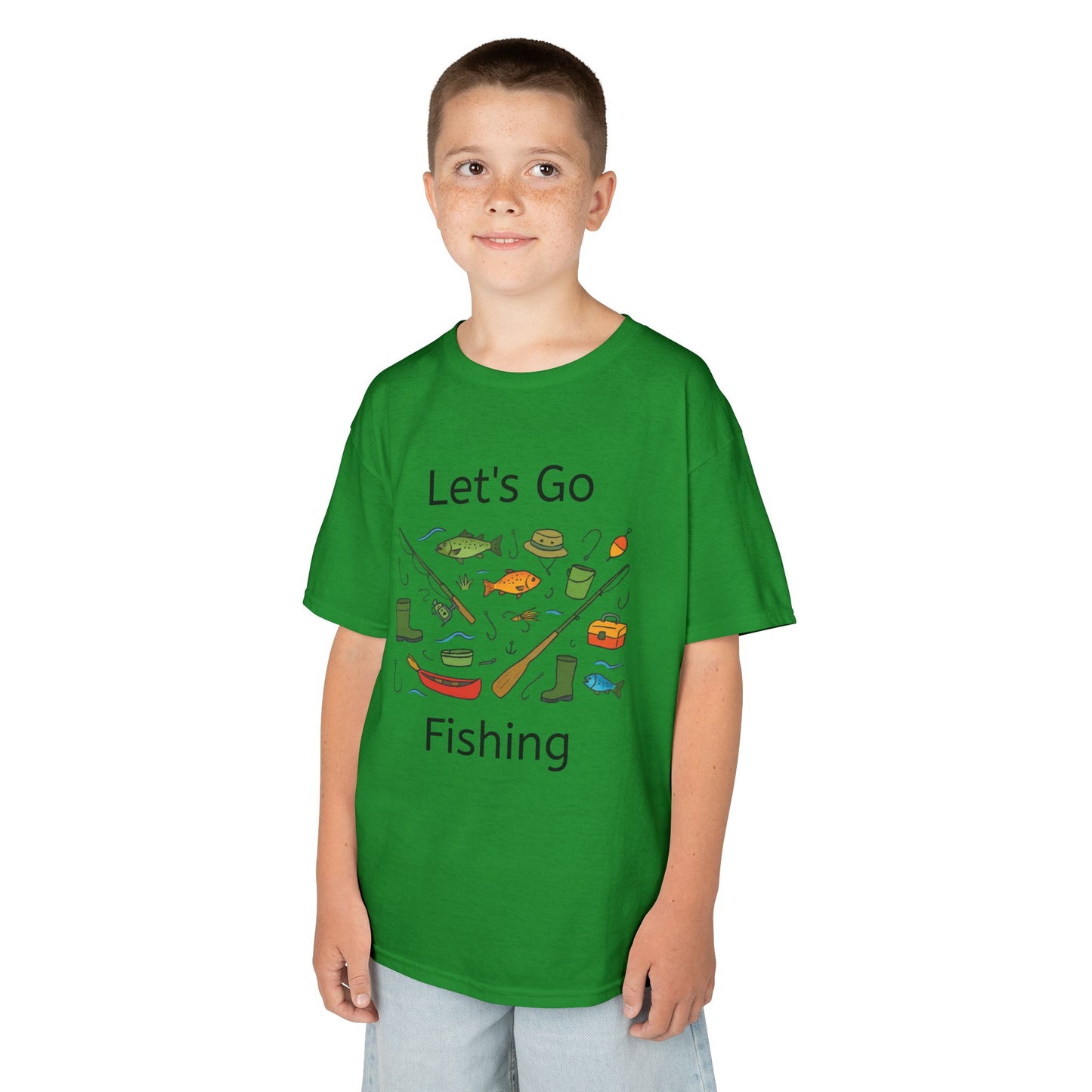 Kids T-Shirt - Let's Go Fishing