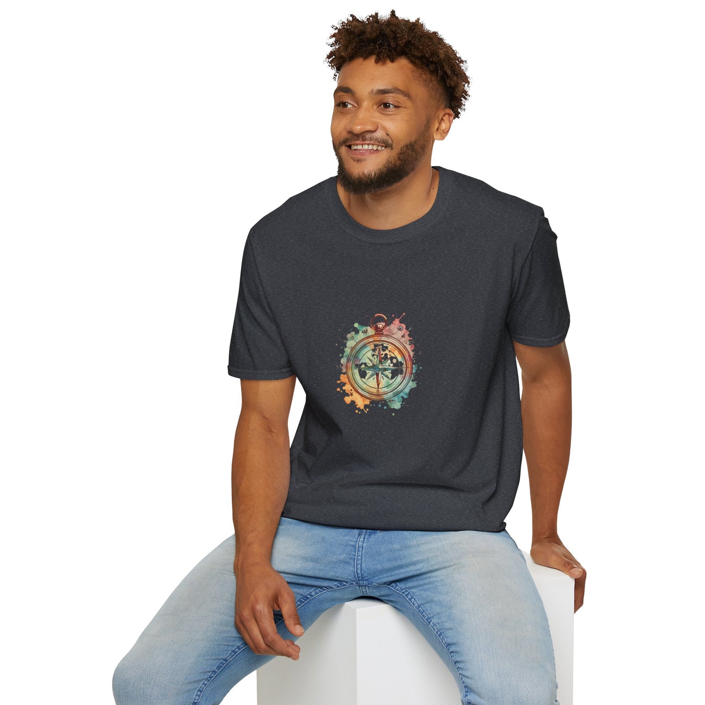 Unisex T-Shirt - Geocache Colorful Compass