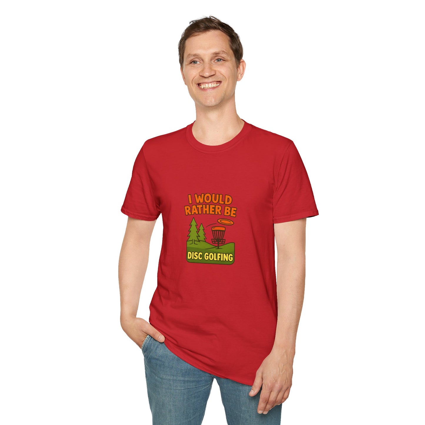 Unisex T-Shirt - I Would Rather Be Disc Golfing v2
