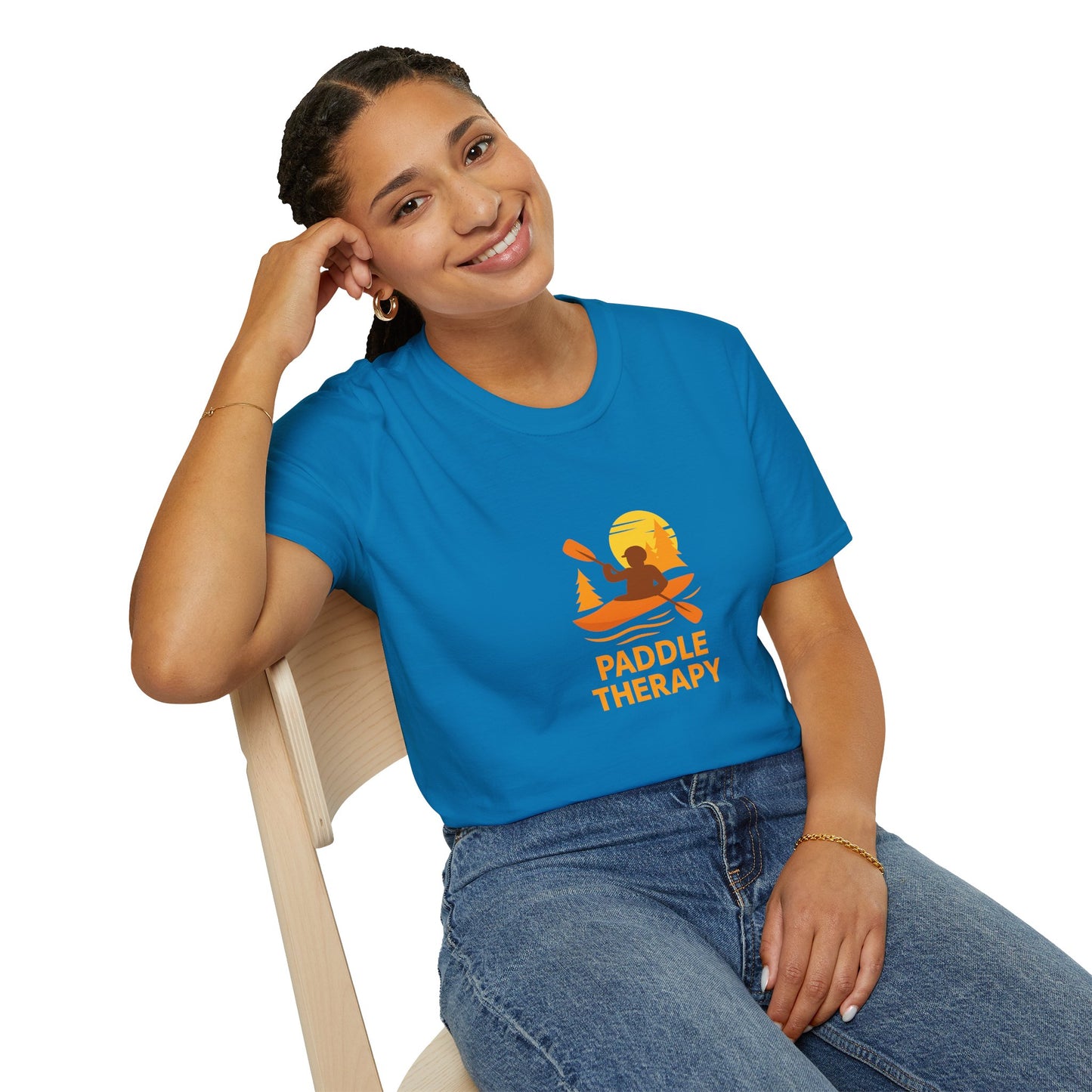Unisex T-Shirt - Kayaking Paddle Therapy