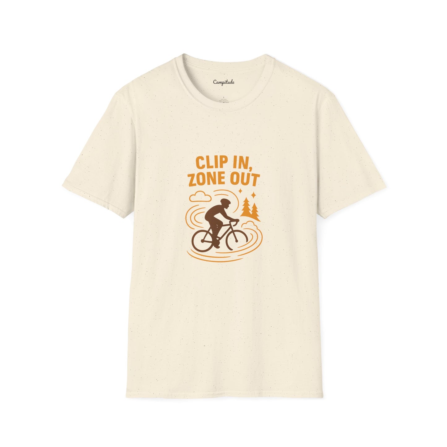 Unisex T-Shirt - Cyclist Clip in, Zone Out