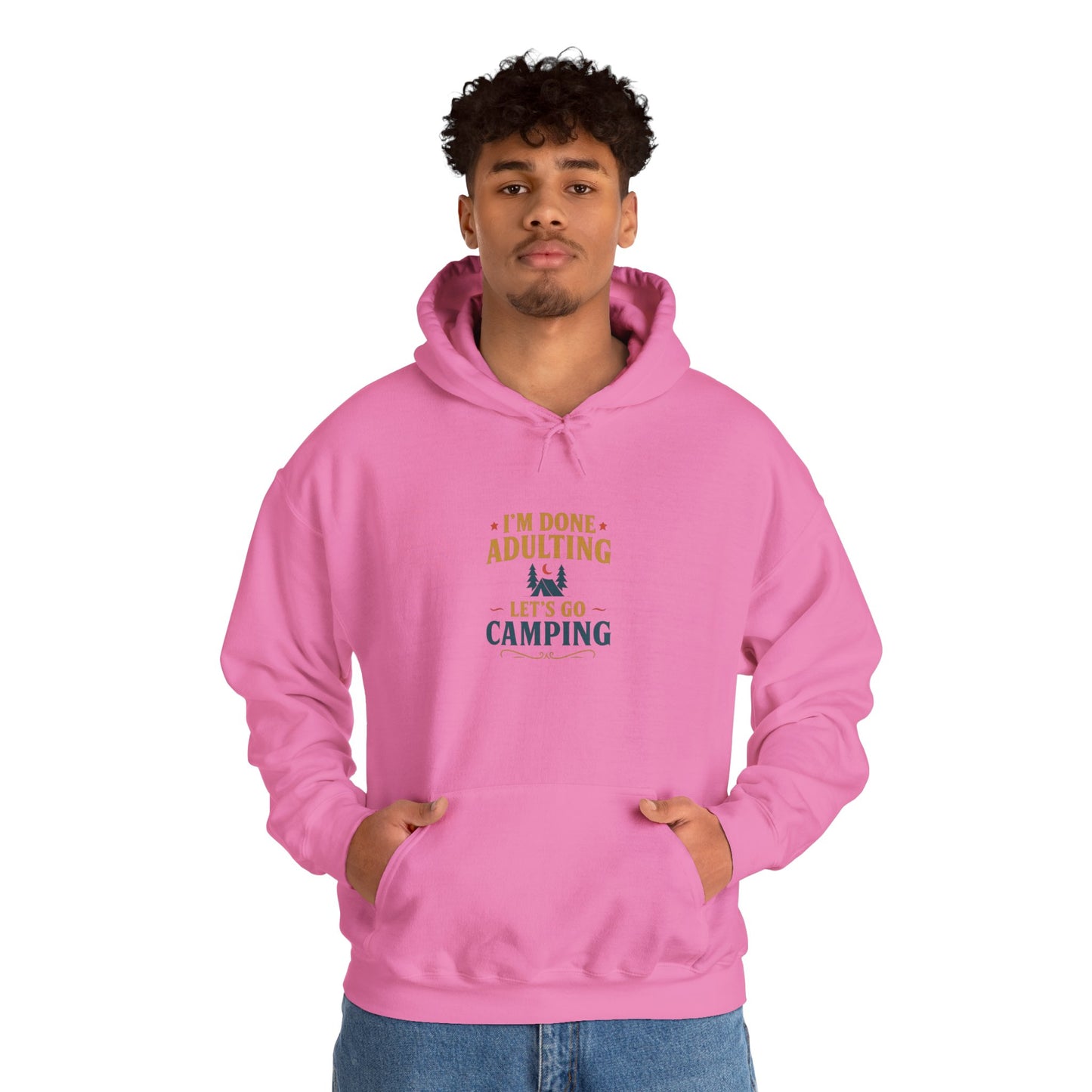 Unisex Hoodie - I'm Done Adulting, Let's Go Camping