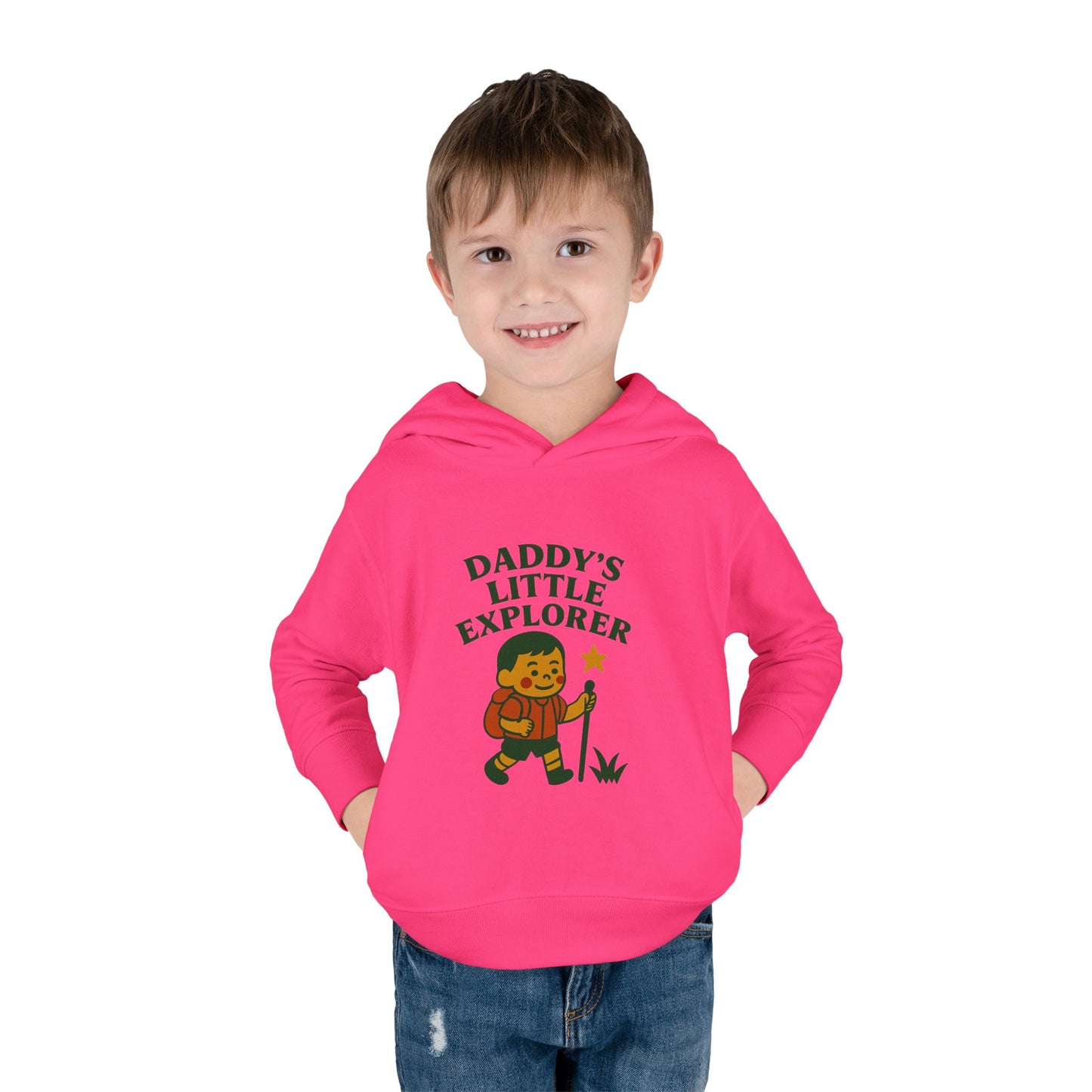 Toddler Hoodie - Daddy's Little Explorer (Boy)