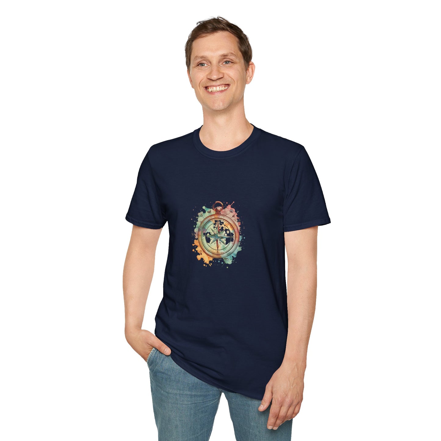 Unisex T-Shirt - Geocache Colorful Compass