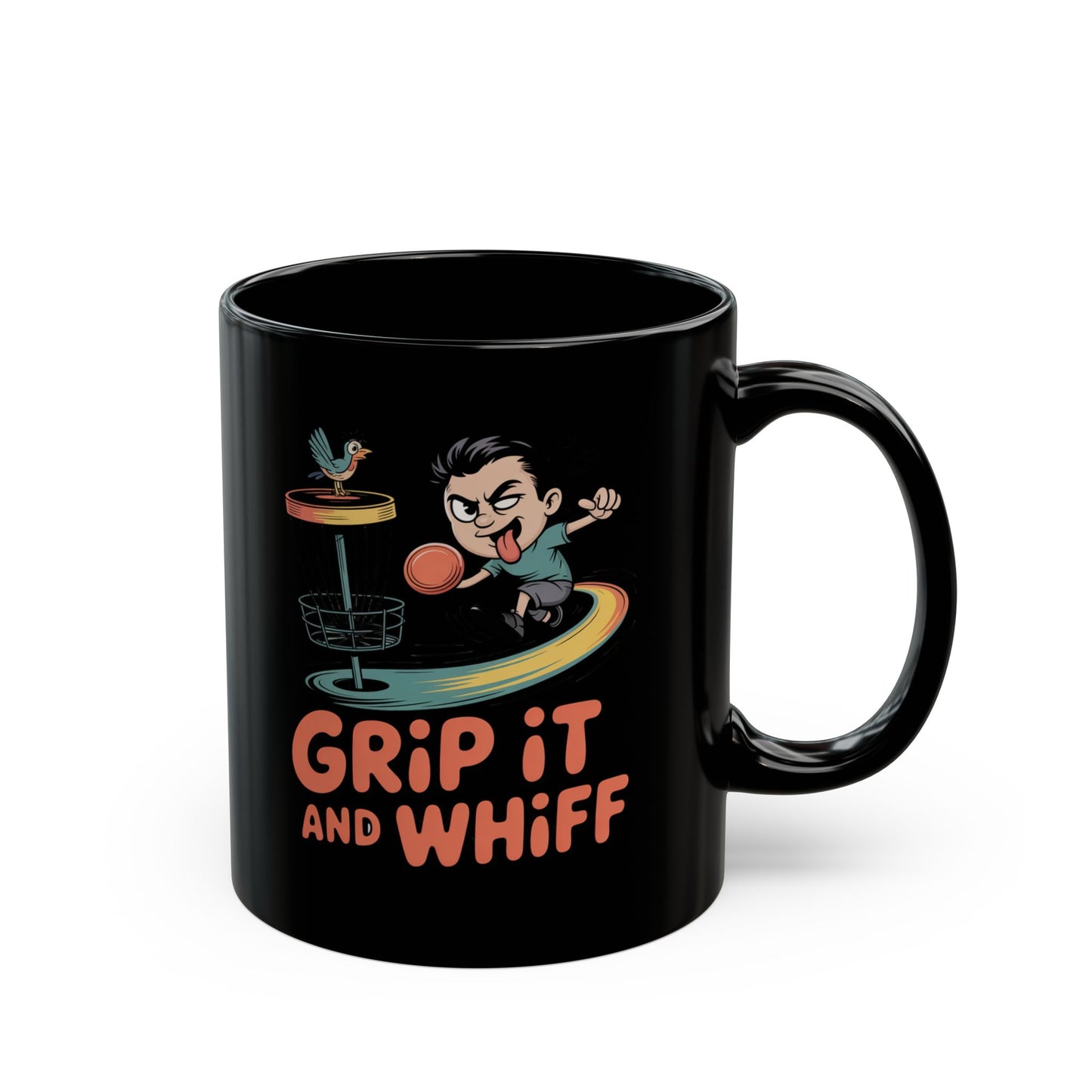 Ceramic Coffee Mug - Grip It and Whiff