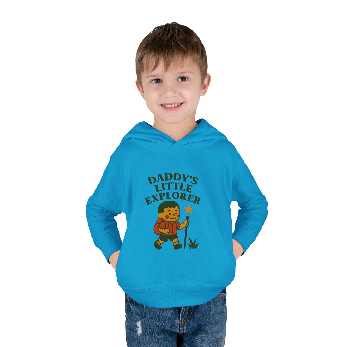 Toddler Hoodie - Daddy's Little Explorer (Boy)