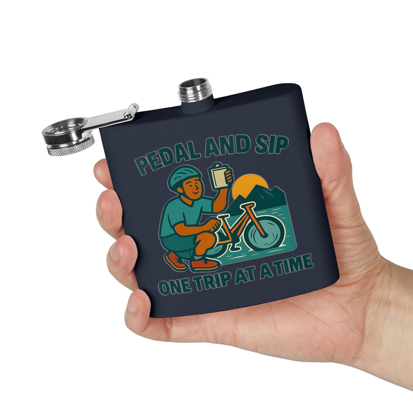 Bicycling Flask - Pedal and Sip One Trip at a Time