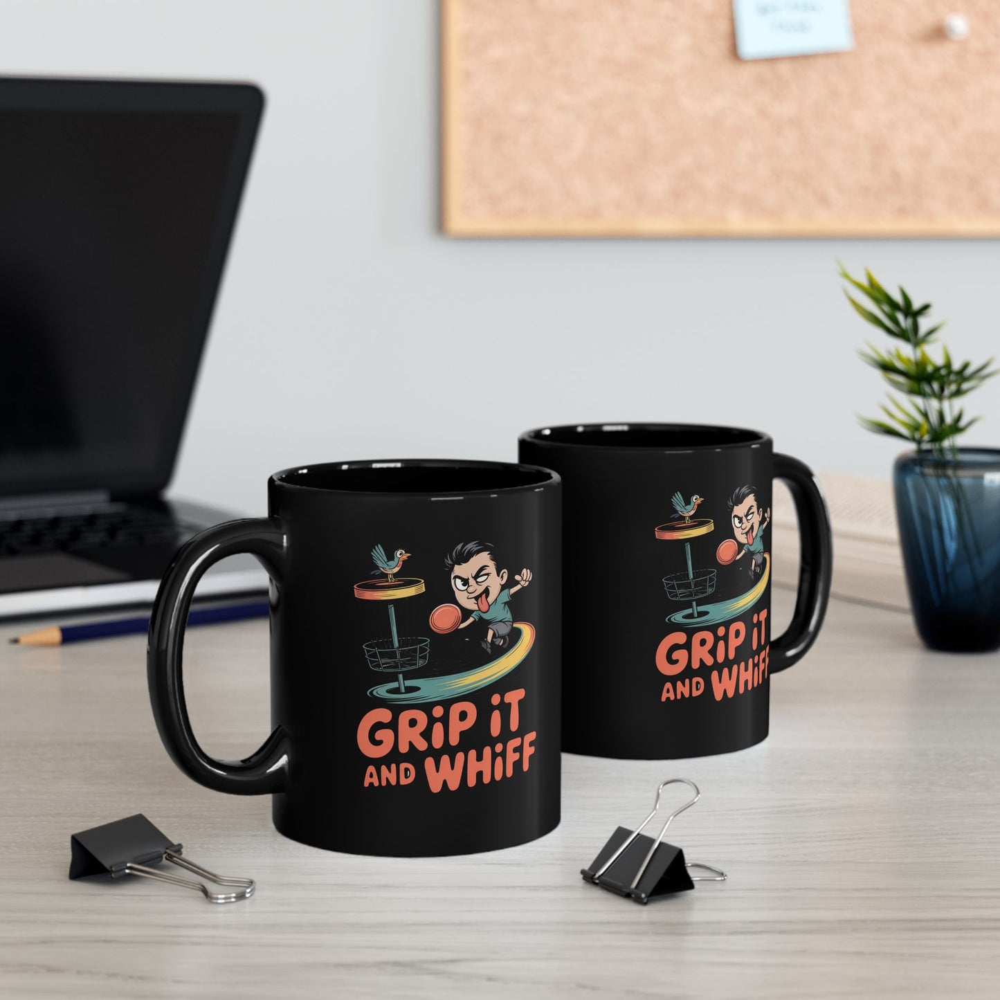 Ceramic Coffee Mug - Grip It and Whiff